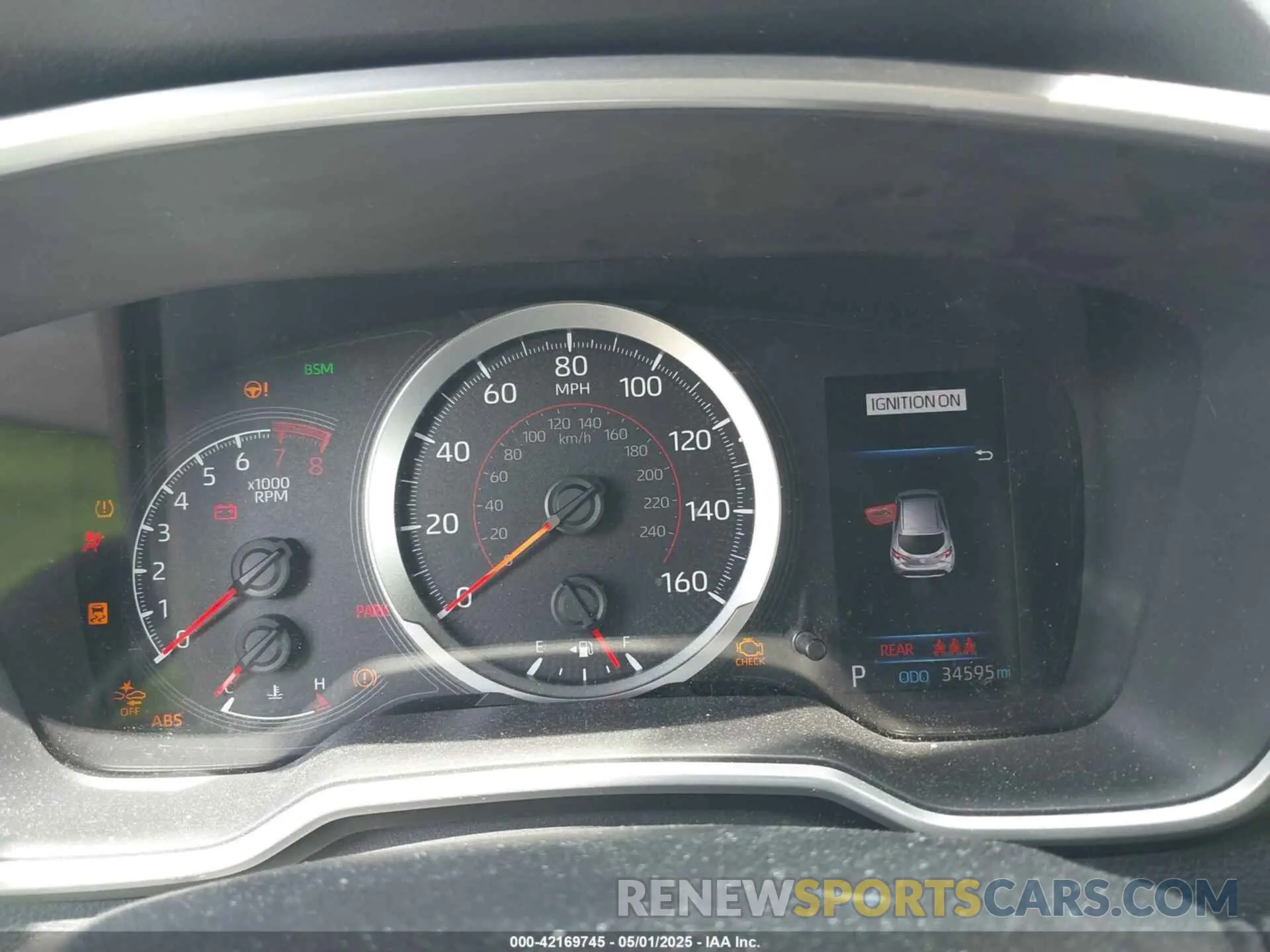 7 fotografías del automóvil dañado JTND4RBE1L3088154 TOYOTA COROLLA 2020