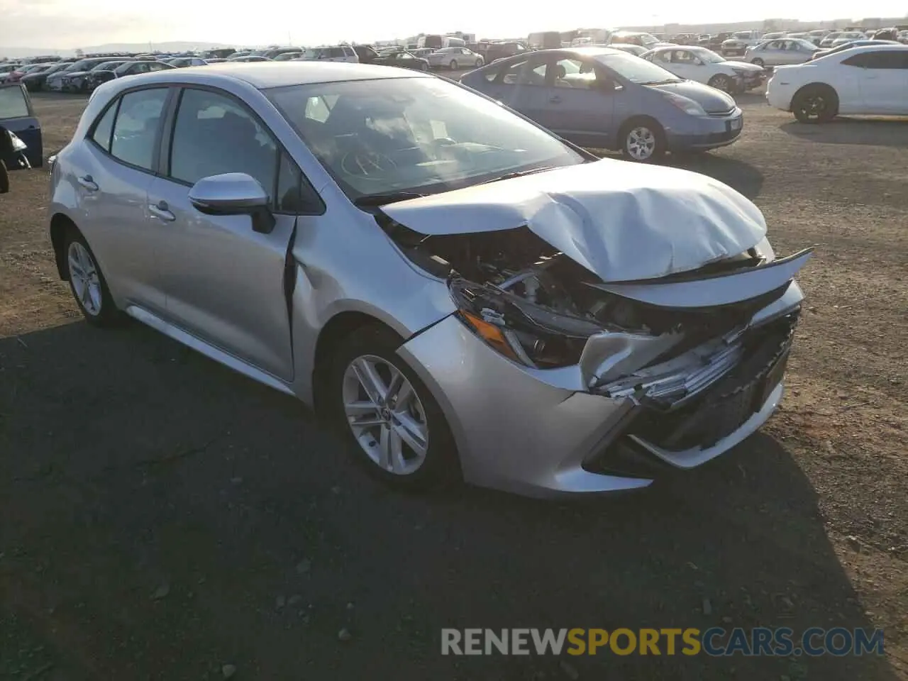 1 fotografías del automóvil dañado JTND4RBE1L3090244 TOYOTA COROLLA 2020