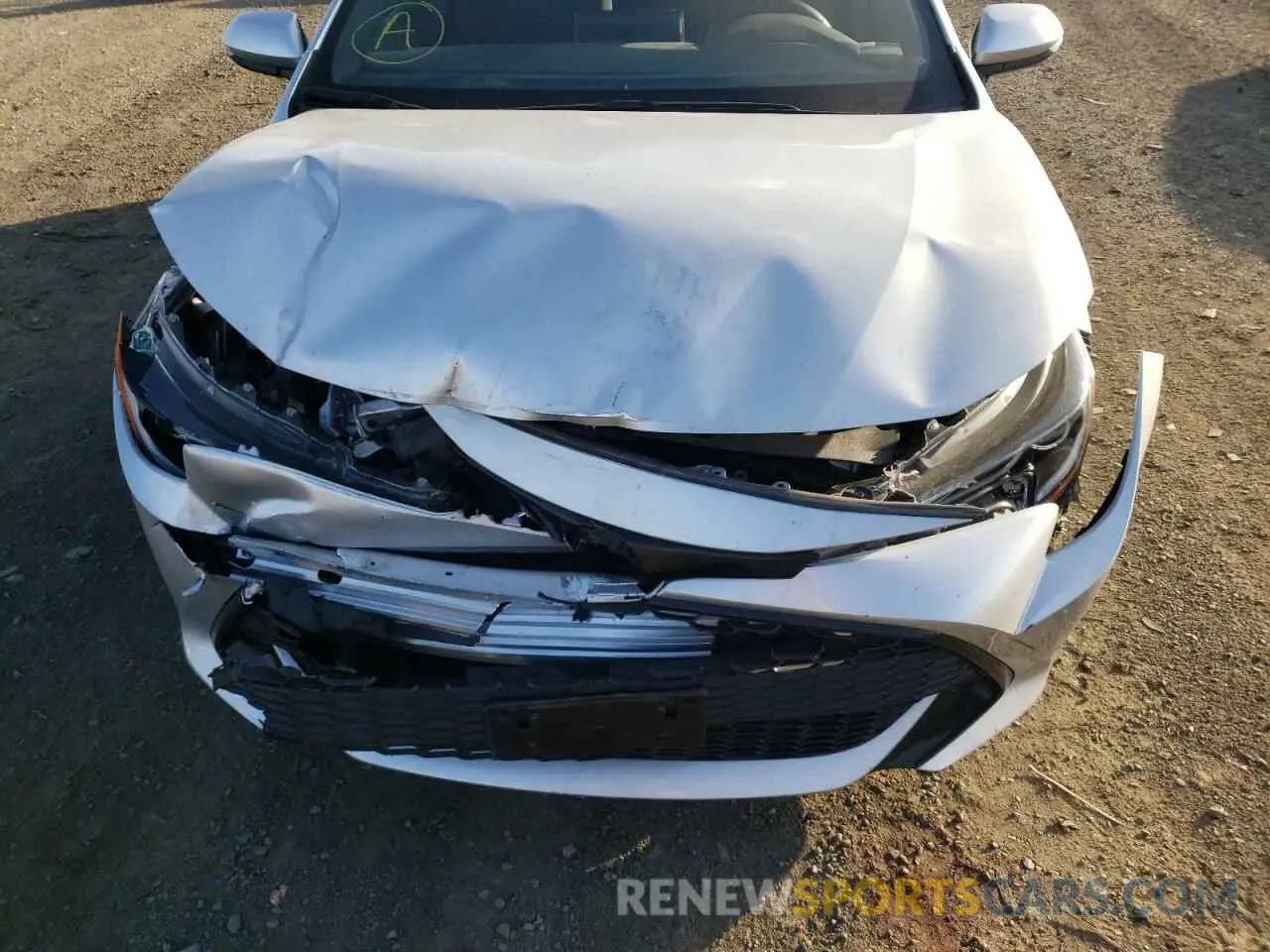 7 fotografías del automóvil dañado JTND4RBE1L3090244 TOYOTA COROLLA 2020