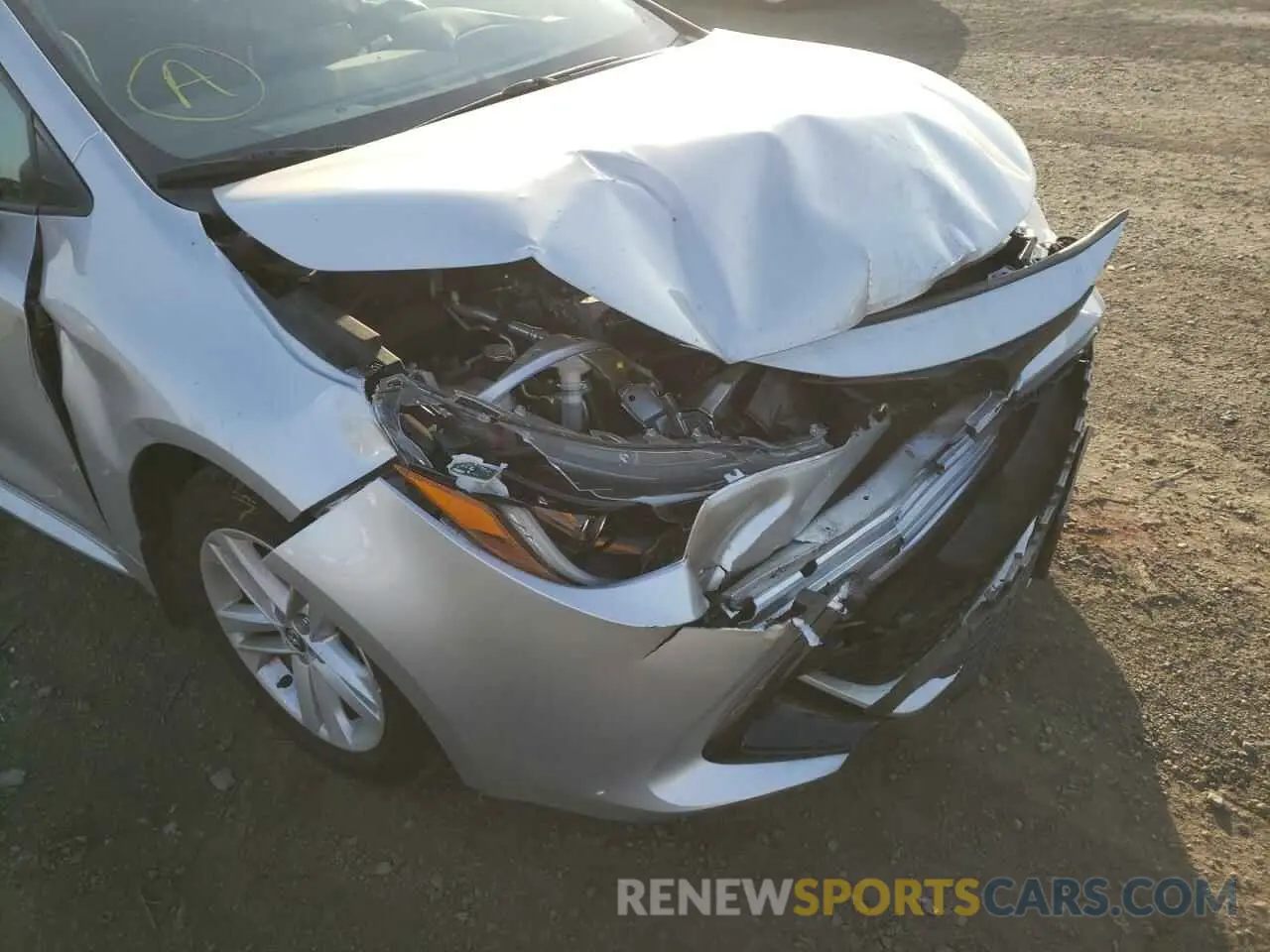 9 fotografías del automóvil dañado JTND4RBE1L3090244 TOYOTA COROLLA 2020