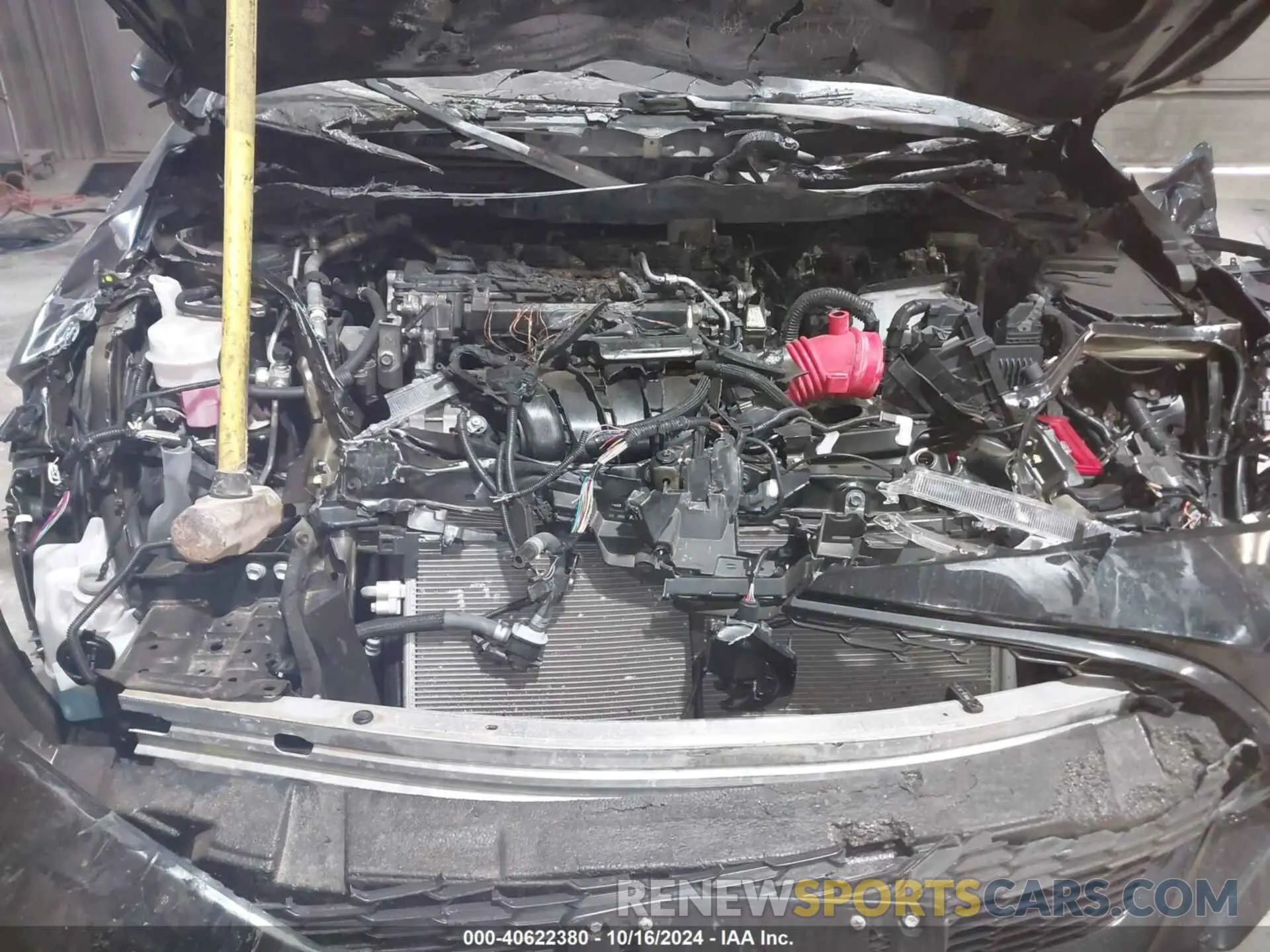 10 fotografías del automóvil dañado JTND4RBE1L3091121 TOYOTA COROLLA 2020