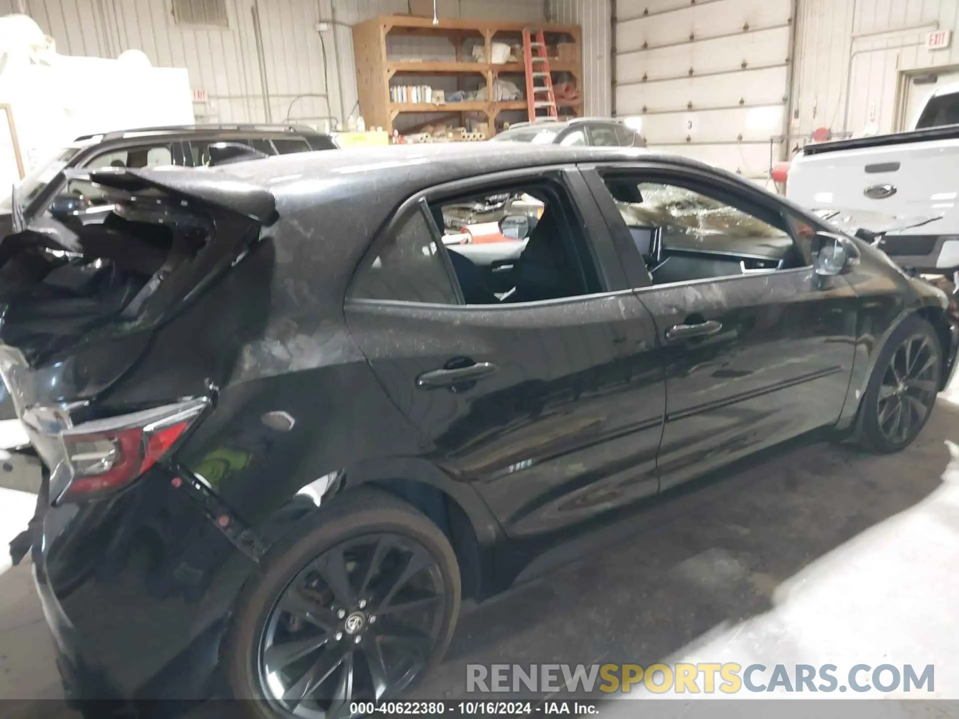 14 fotografías del automóvil dañado JTND4RBE1L3091121 TOYOTA COROLLA 2020