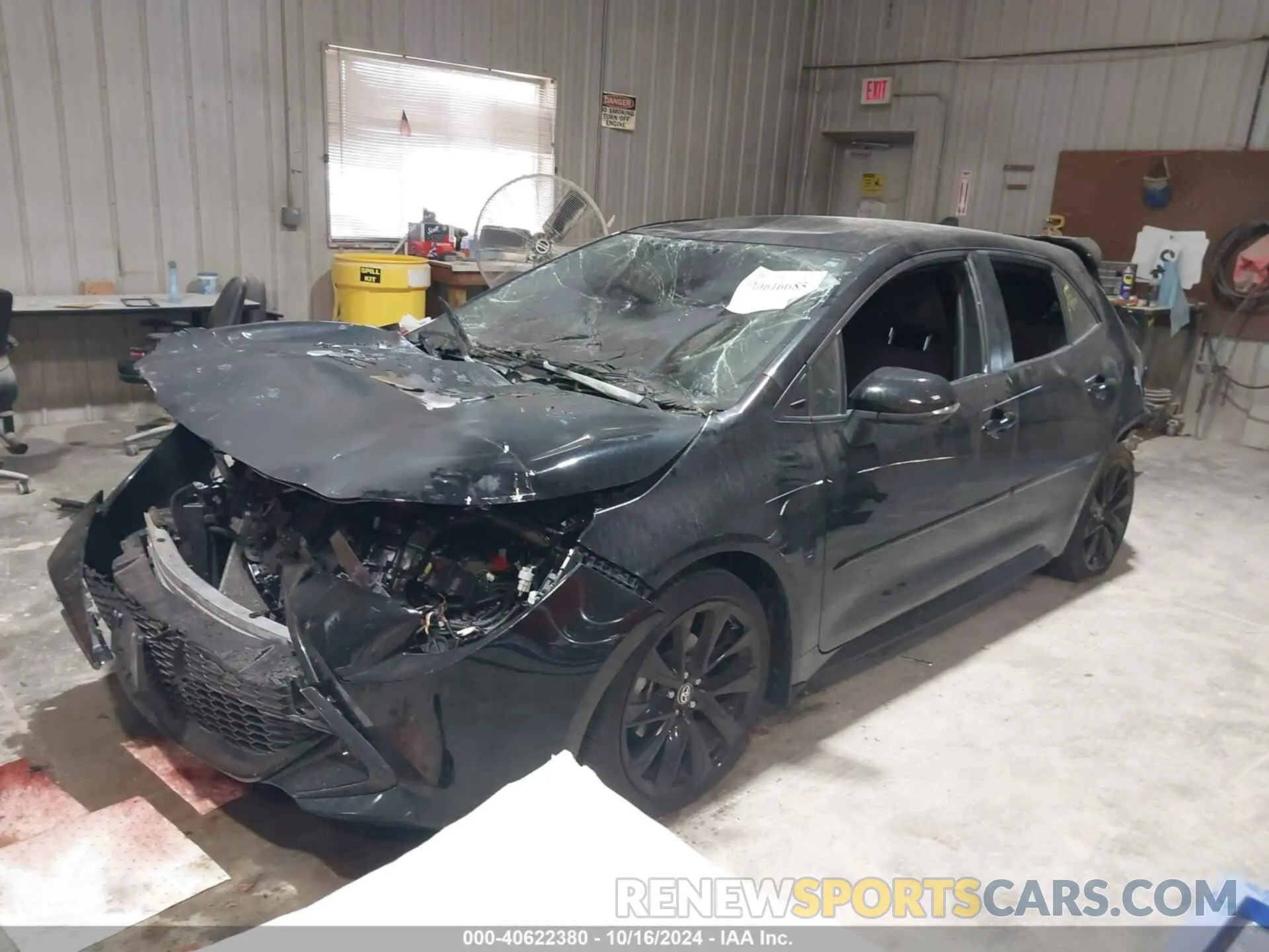 2 fotografías del automóvil dañado JTND4RBE1L3091121 TOYOTA COROLLA 2020