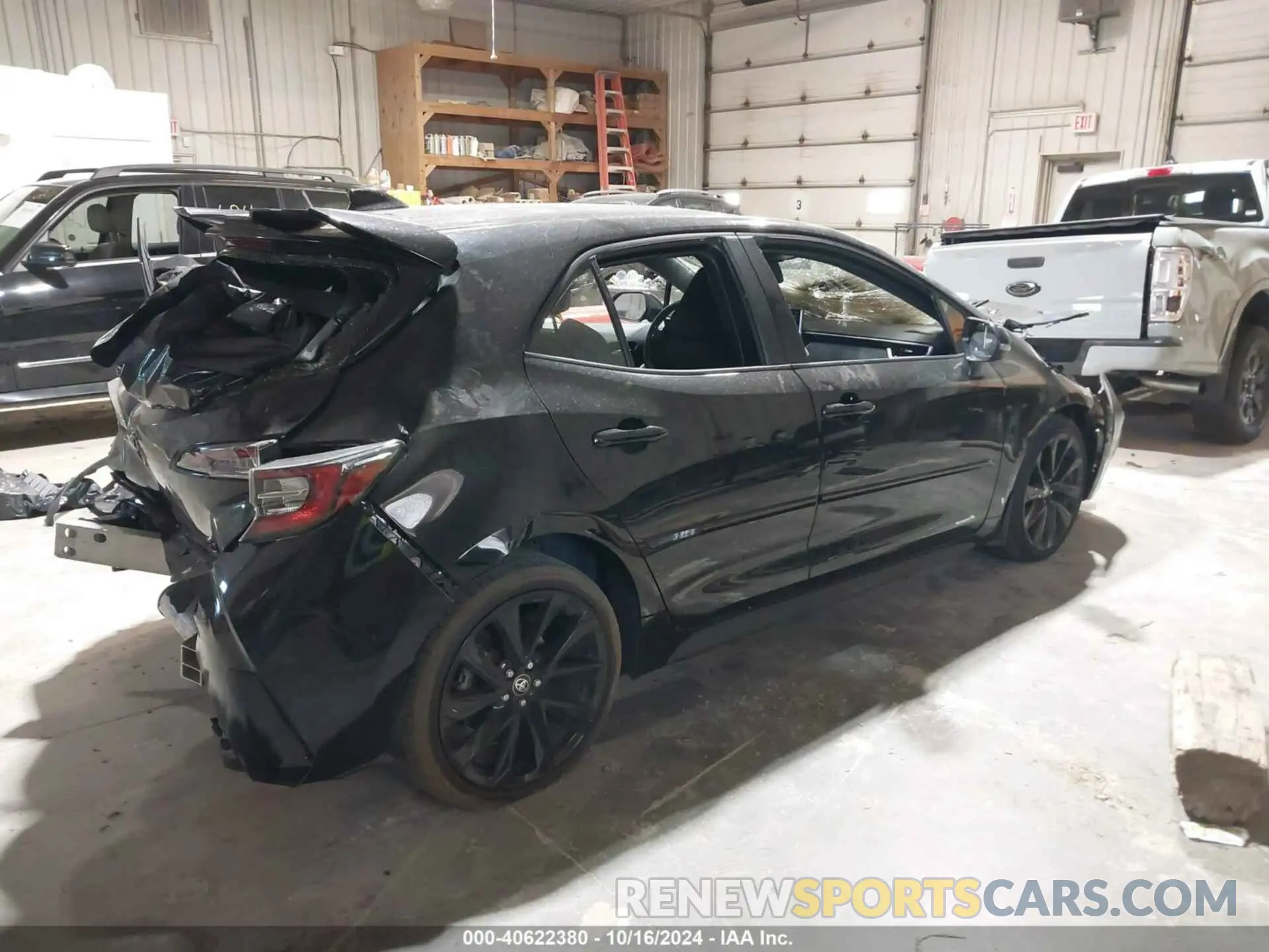 4 fotografías del automóvil dañado JTND4RBE1L3091121 TOYOTA COROLLA 2020