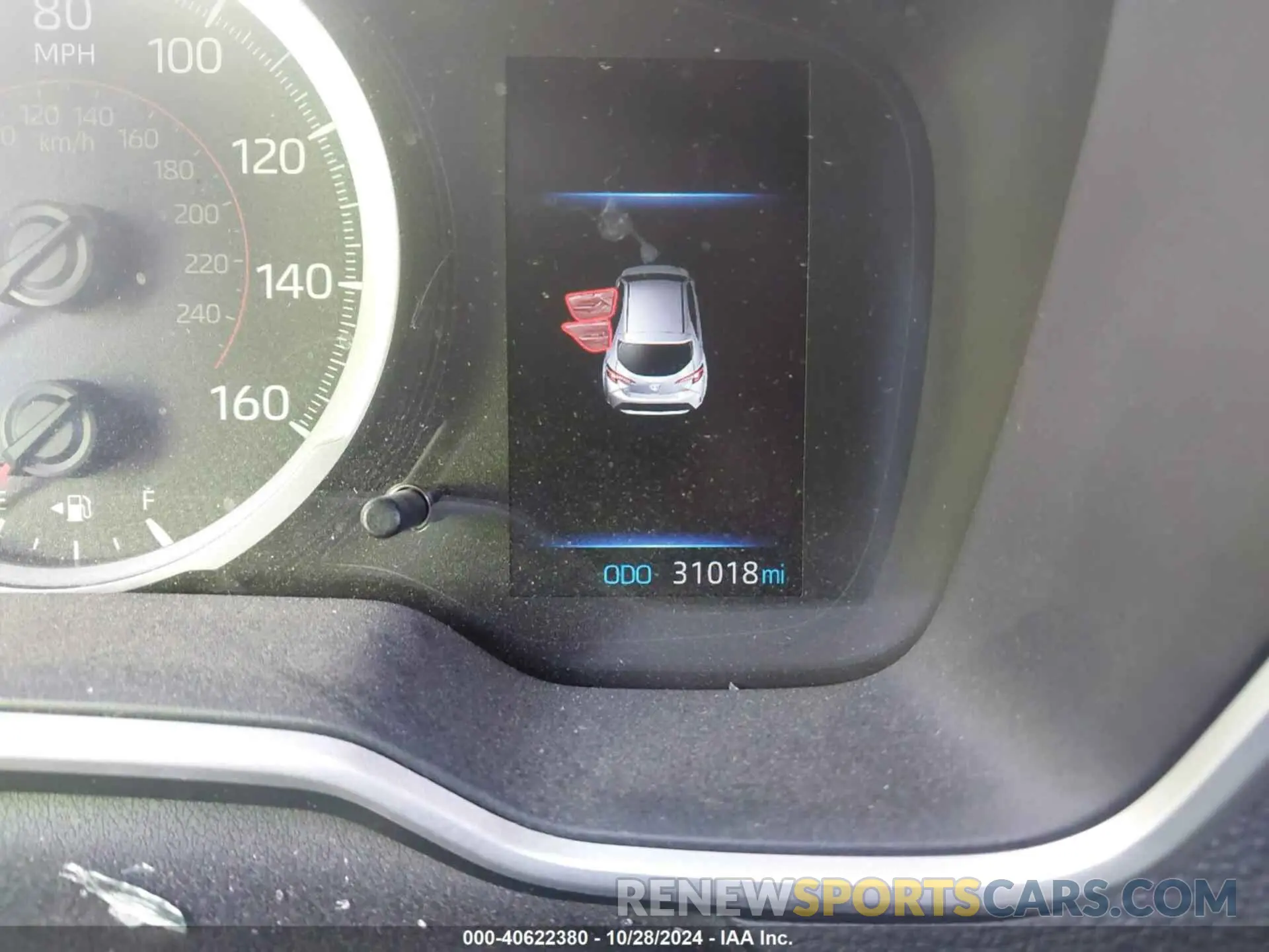 7 fotografías del automóvil dañado JTND4RBE1L3091121 TOYOTA COROLLA 2020