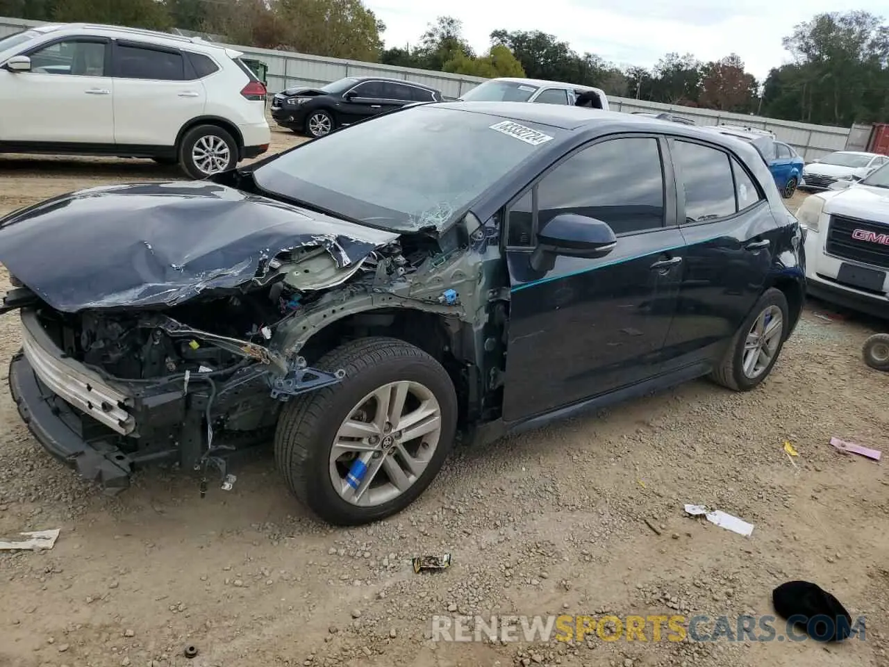1 fotografías del automóvil dañado JTND4RBE1L3093306 TOYOTA COROLLA 2020