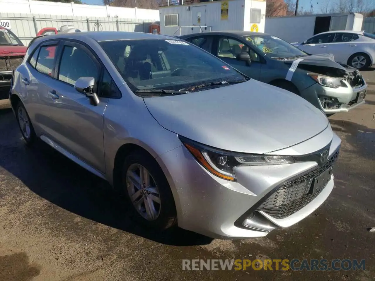 4 fotografías del automóvil dañado JTND4RBE2L3078832 TOYOTA COROLLA 2020