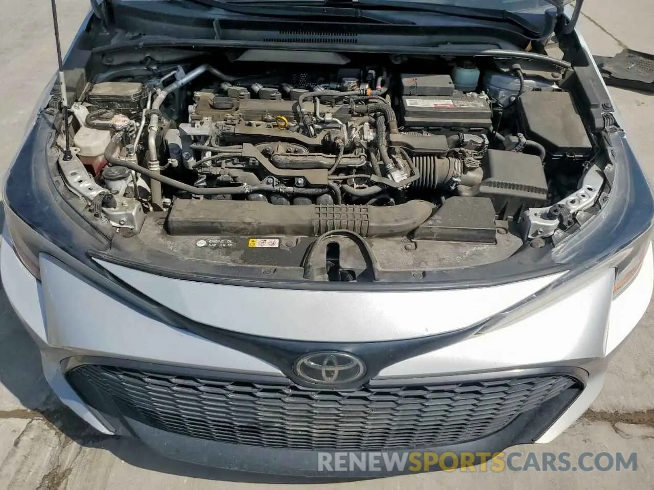 11 fotografías del automóvil dañado JTND4RBE4L3080565 TOYOTA COROLLA 2020