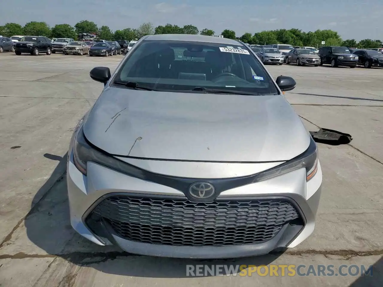 5 fotografías del automóvil dañado JTND4RBE4L3080565 TOYOTA COROLLA 2020