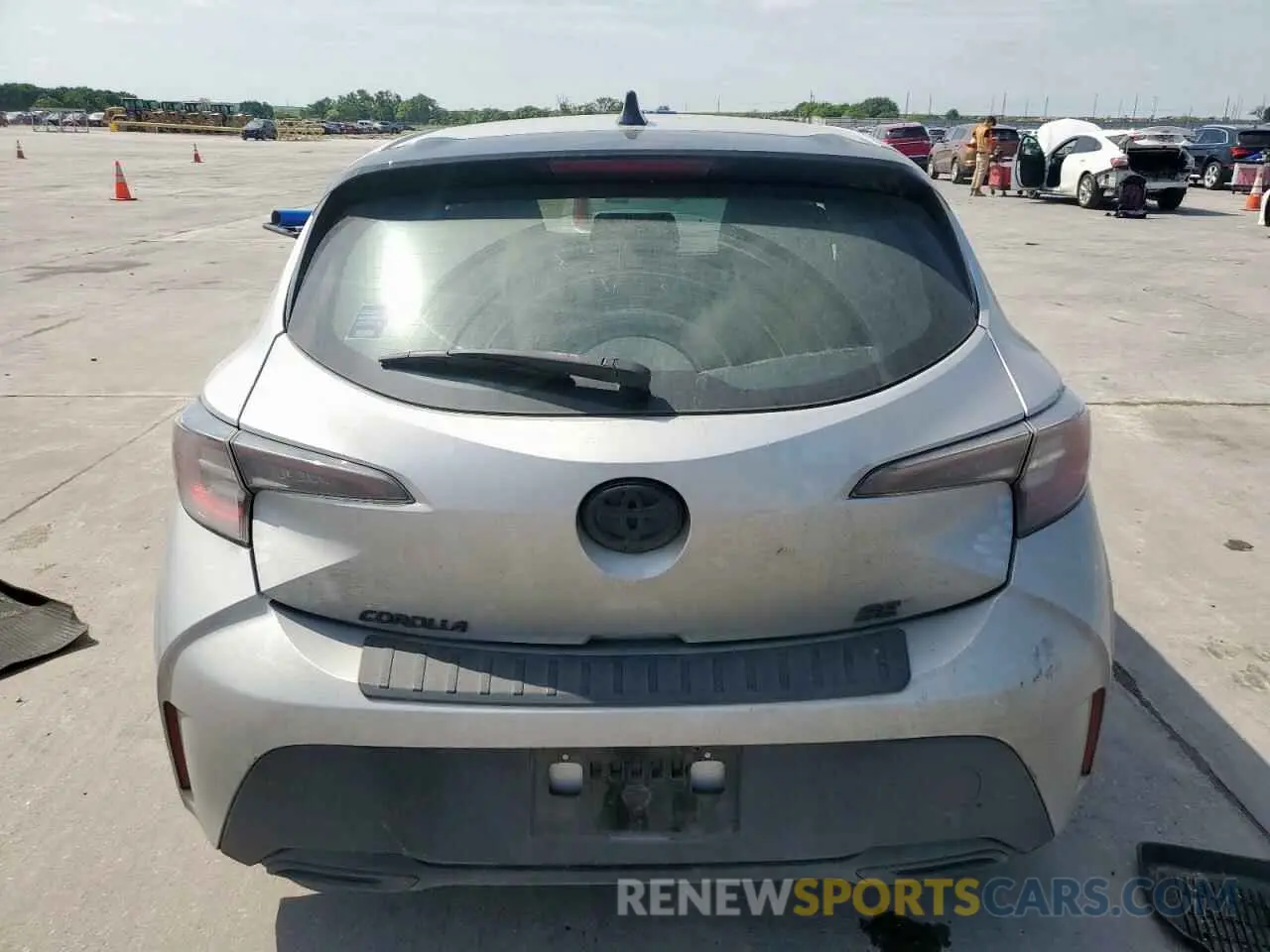6 fotografías del automóvil dañado JTND4RBE4L3080565 TOYOTA COROLLA 2020