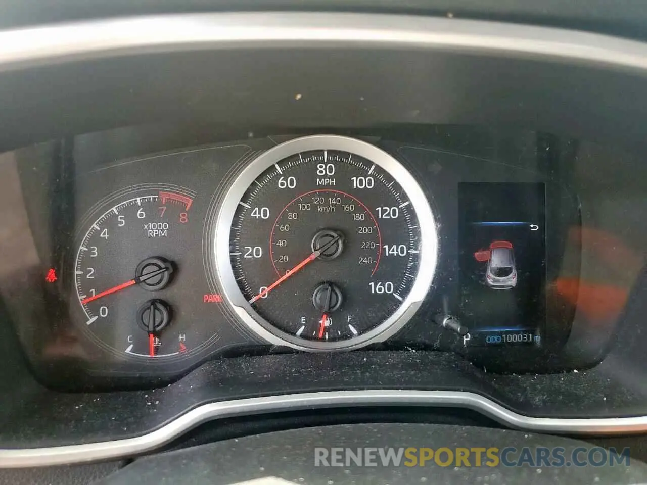 9 fotografías del automóvil dañado JTND4RBE4L3080565 TOYOTA COROLLA 2020