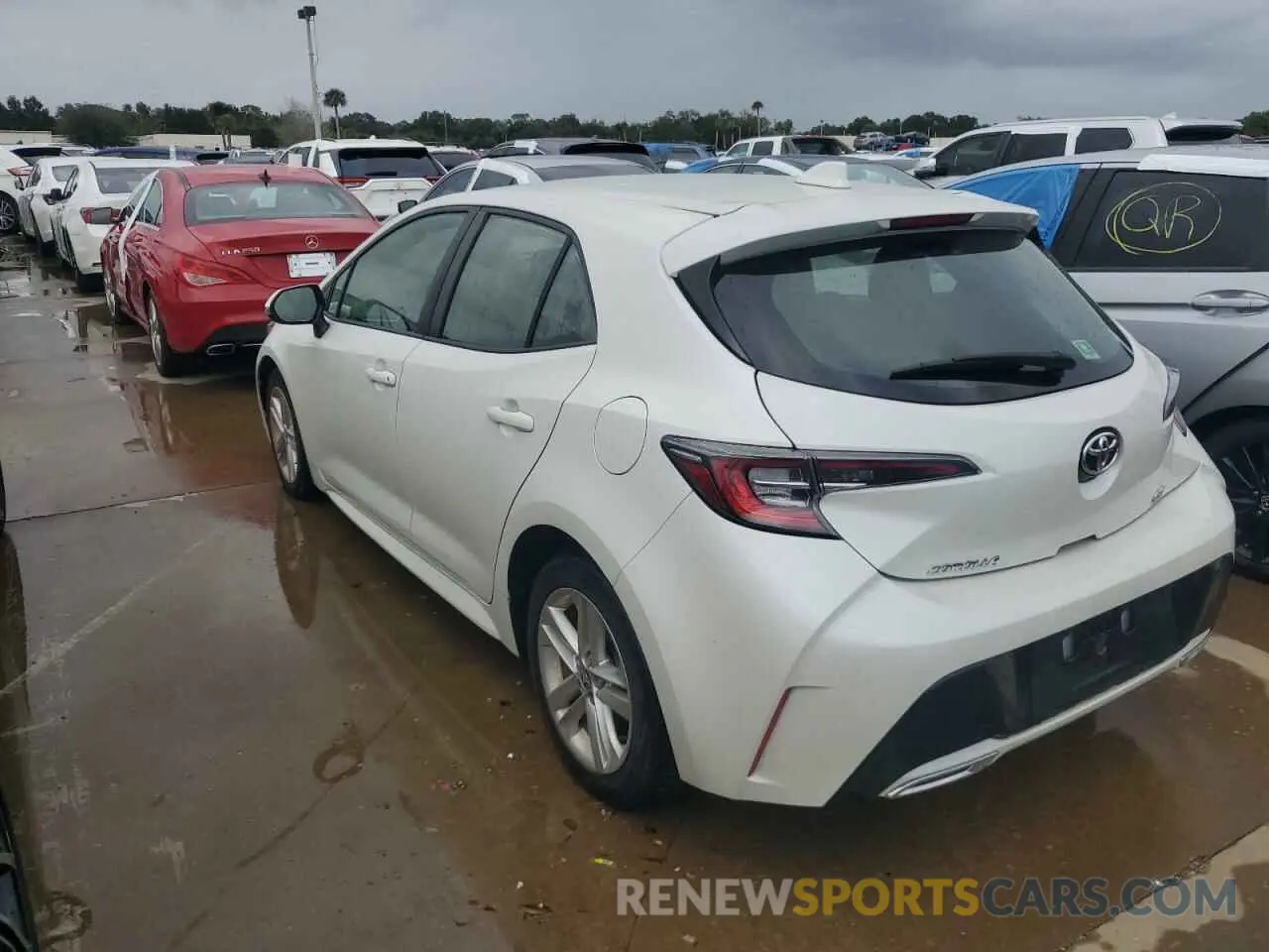 2 fotografías del automóvil dañado JTND4RBE4L3088505 TOYOTA COROLLA 2020