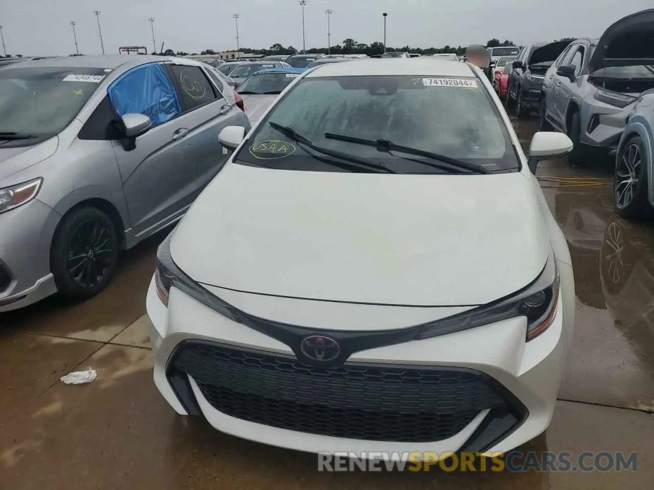 5 fotografías del automóvil dañado JTND4RBE4L3088505 TOYOTA COROLLA 2020