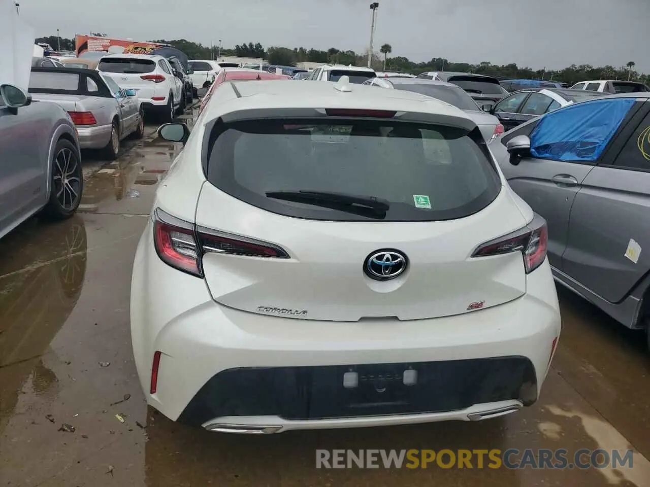 6 fotografías del automóvil dañado JTND4RBE4L3088505 TOYOTA COROLLA 2020