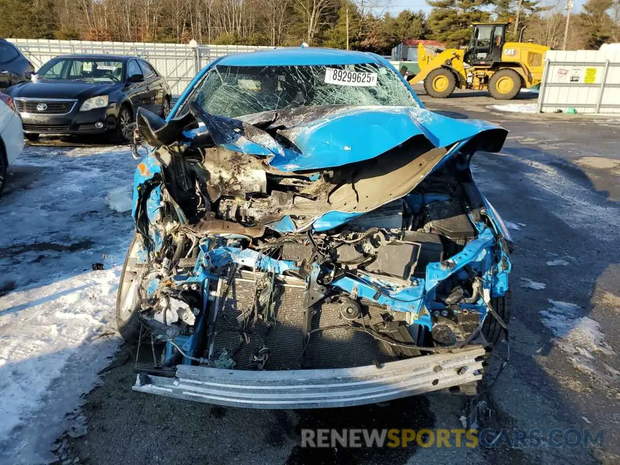 5 fotografías del automóvil dañado JTND4RBE4L3097463 TOYOTA COROLLA 2020