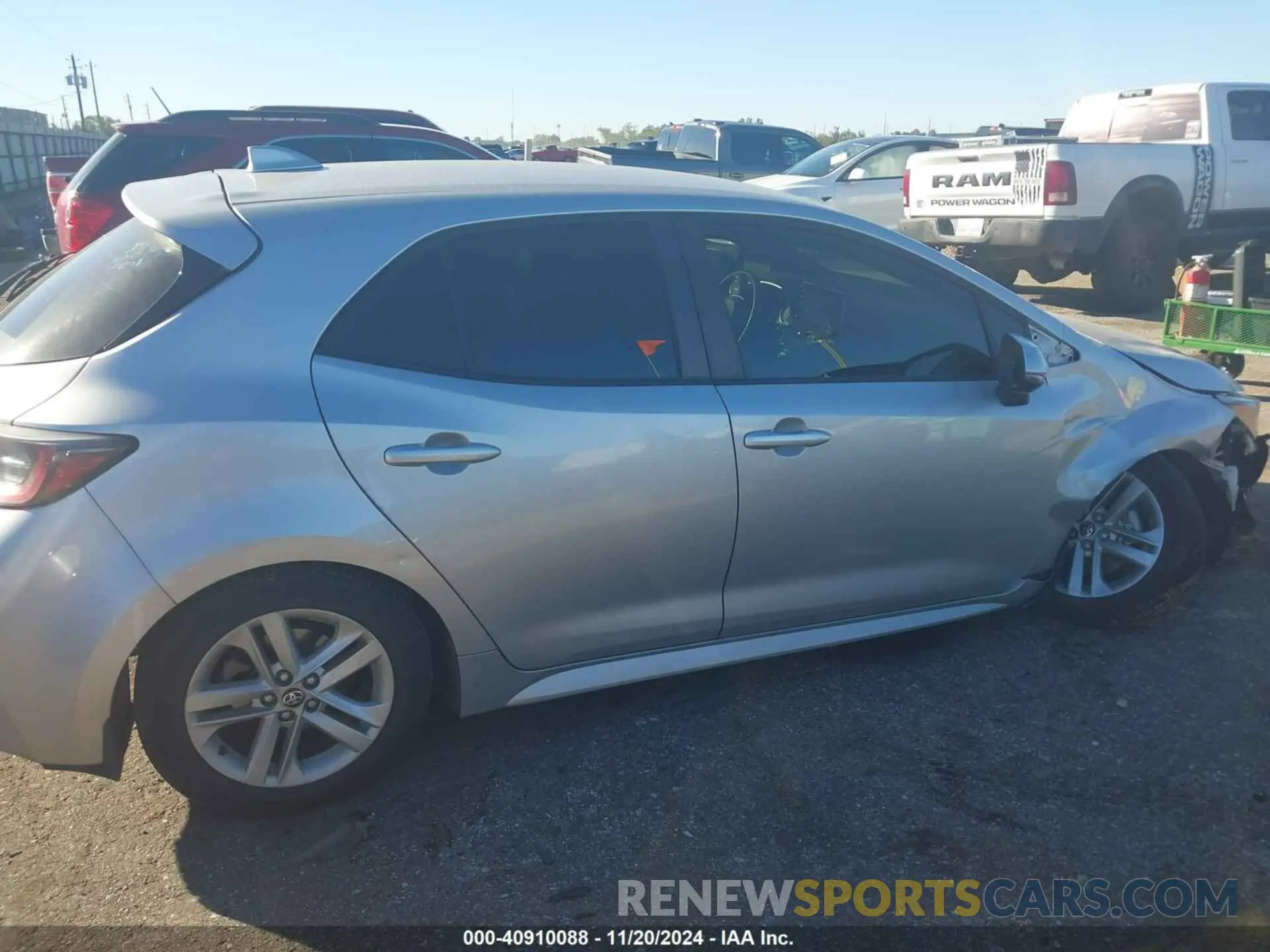 13 fotografías del automóvil dañado JTND4RBE5L3074709 TOYOTA COROLLA 2020