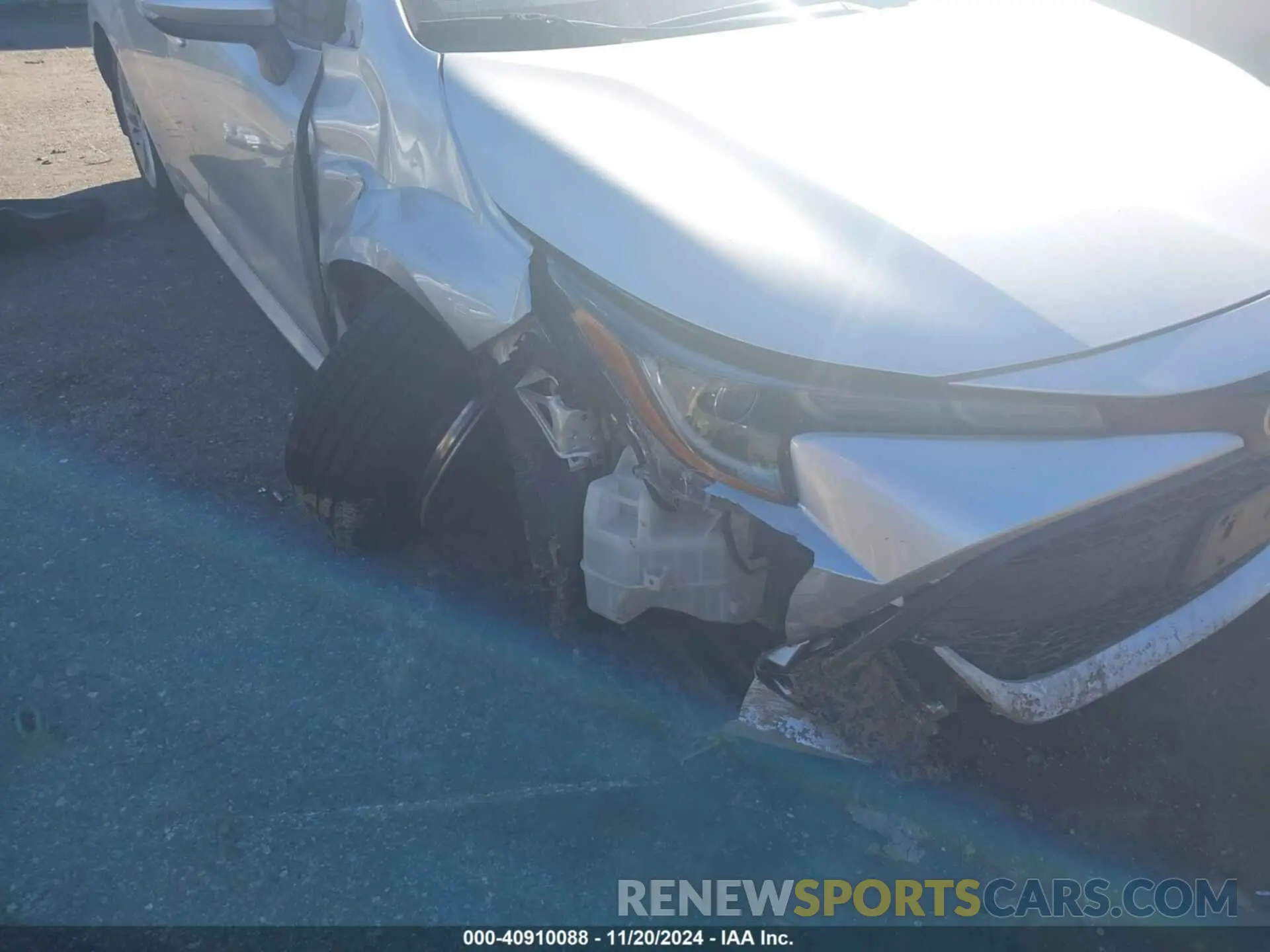 6 fotografías del automóvil dañado JTND4RBE5L3074709 TOYOTA COROLLA 2020