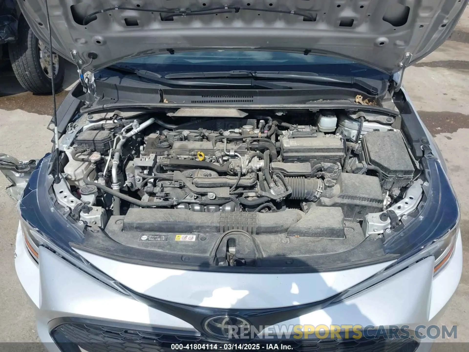 10 fotografías del automóvil dañado JTND4RBE6L3082916 TOYOTA COROLLA 2020