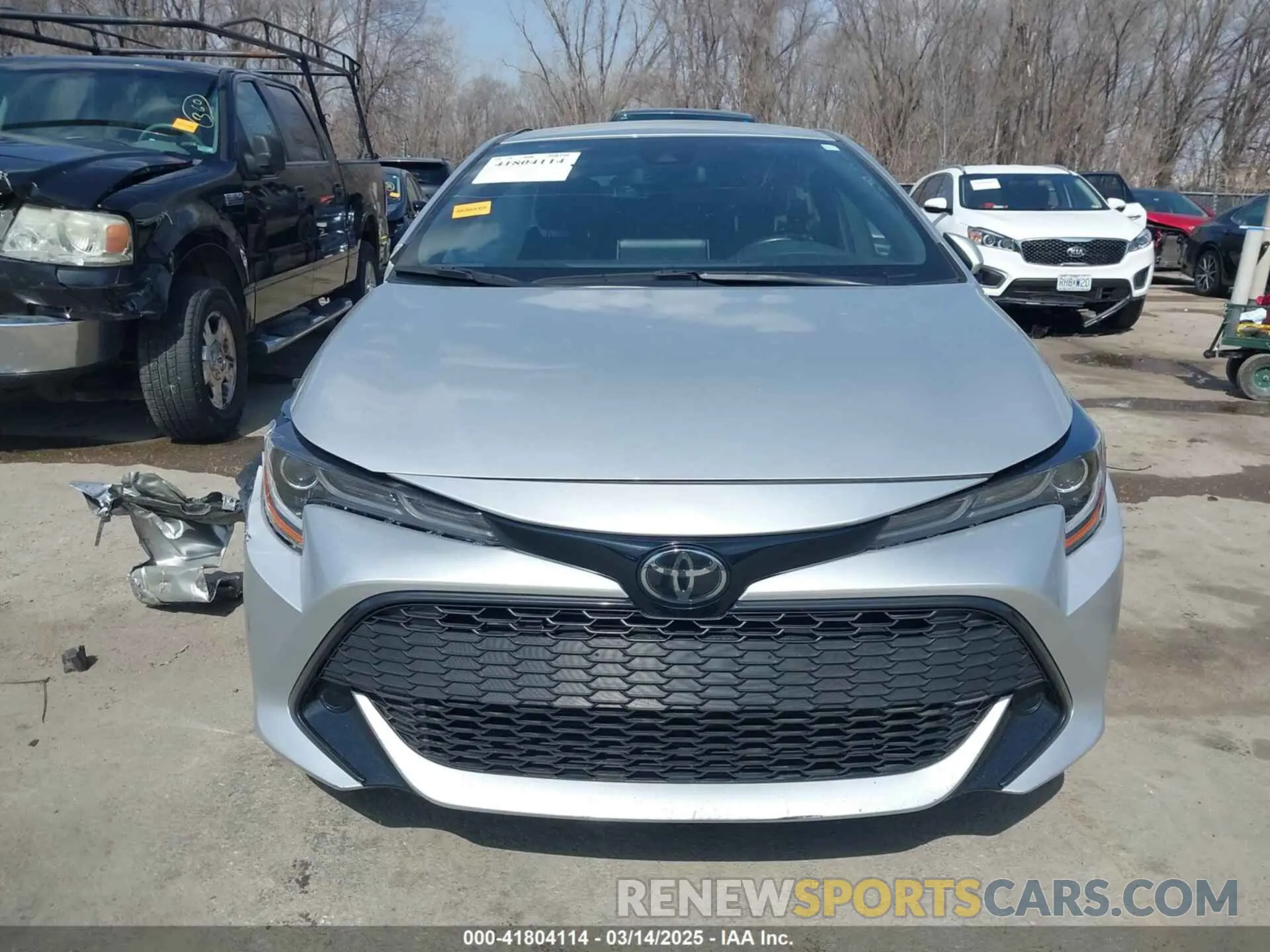 13 fotografías del automóvil dañado JTND4RBE6L3082916 TOYOTA COROLLA 2020