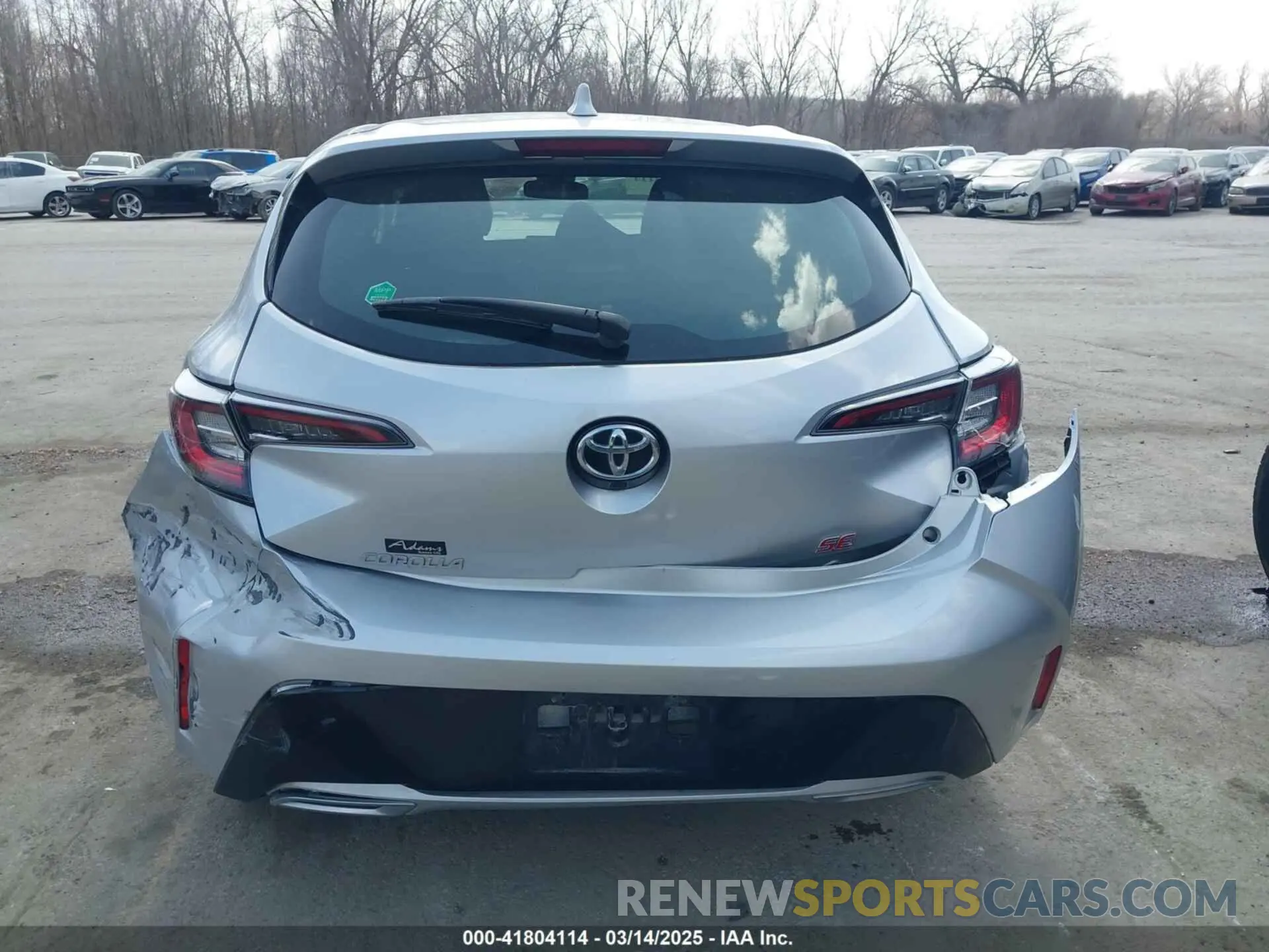 17 fotografías del automóvil dañado JTND4RBE6L3082916 TOYOTA COROLLA 2020
