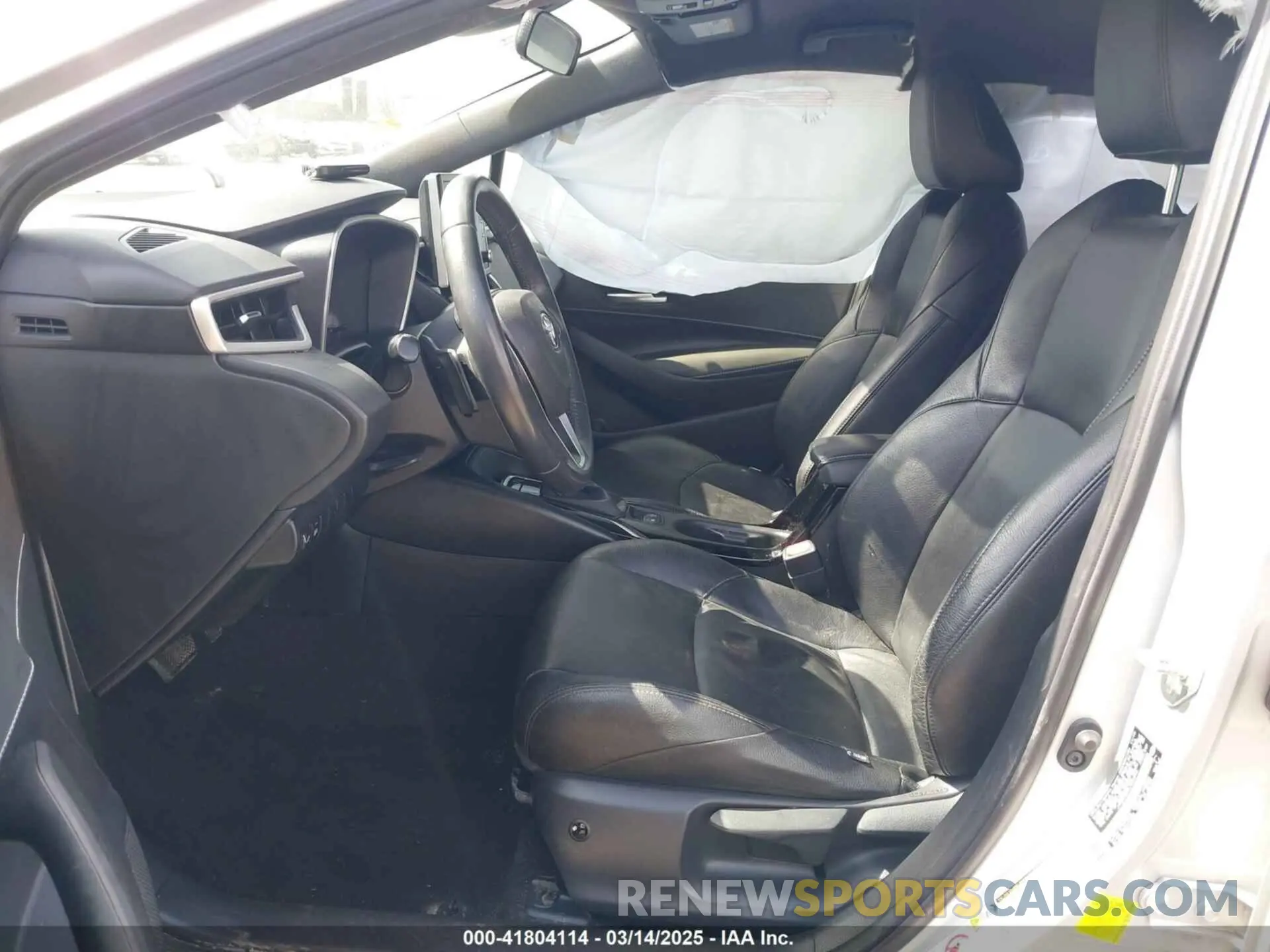 5 fotografías del automóvil dañado JTND4RBE6L3082916 TOYOTA COROLLA 2020