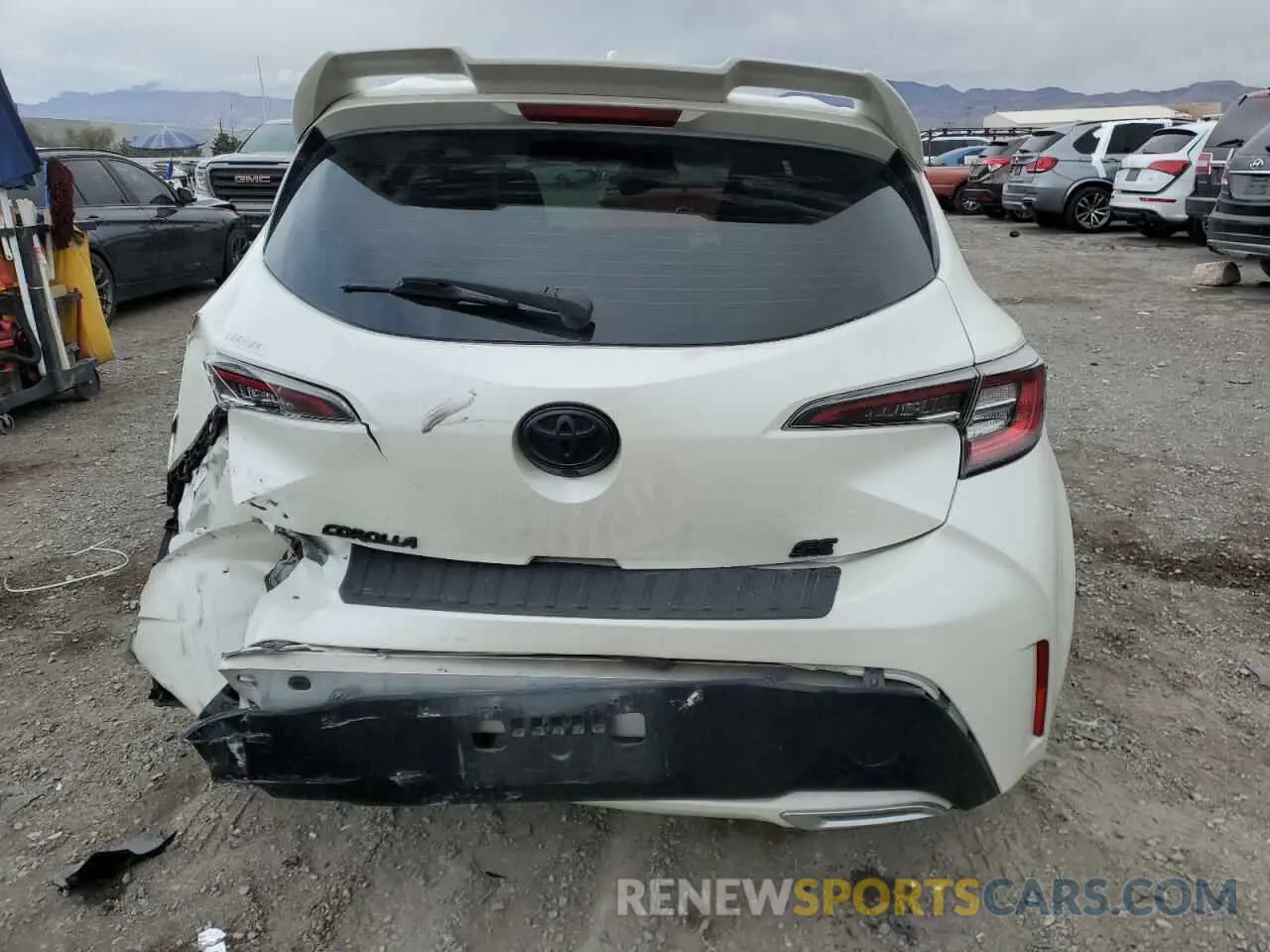 6 fotografías del automóvil dañado JTND4RBE6L3094242 TOYOTA COROLLA 2020