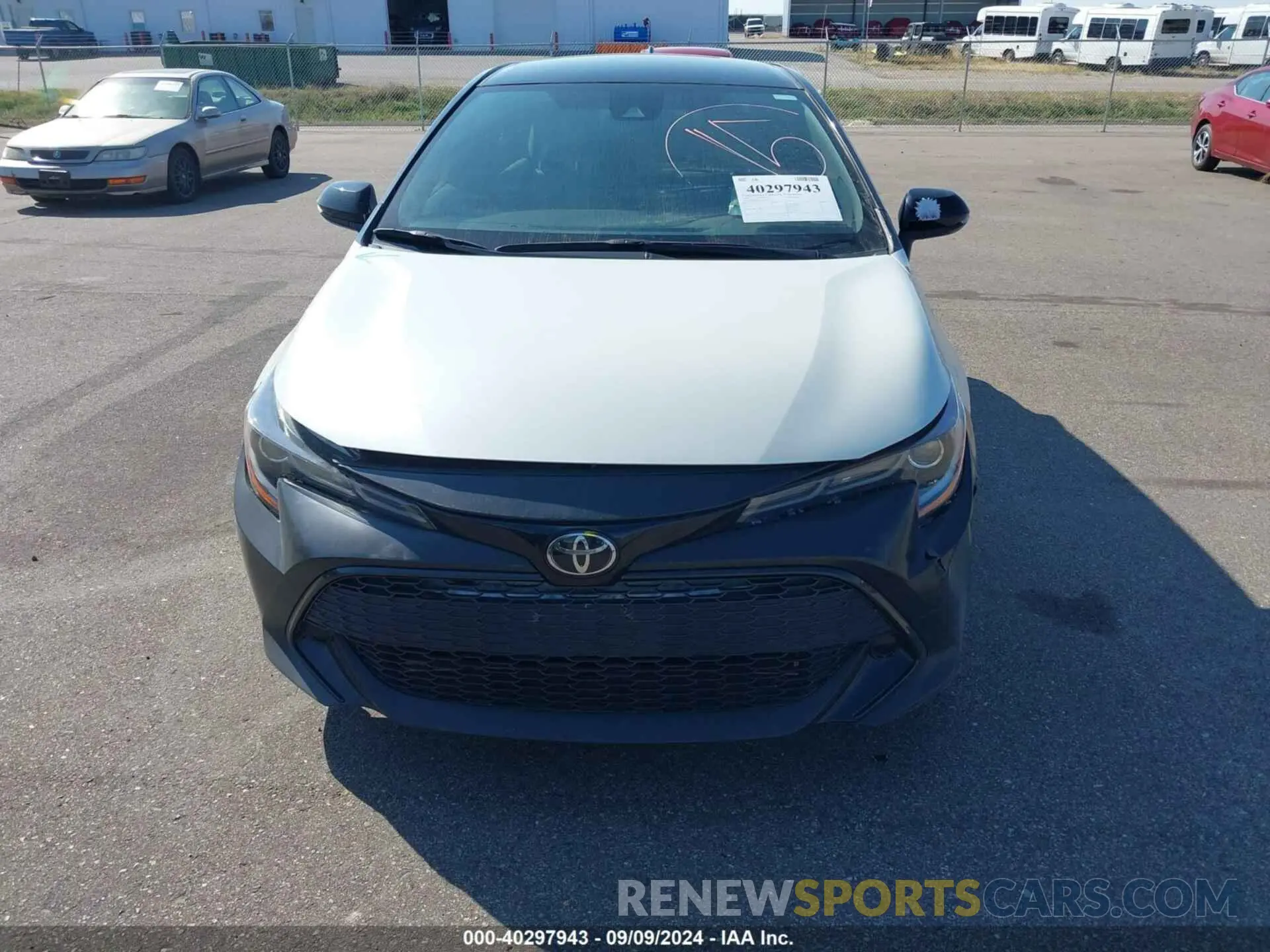 12 fotografías del automóvil dañado JTND4RBE7L3093519 TOYOTA COROLLA 2020