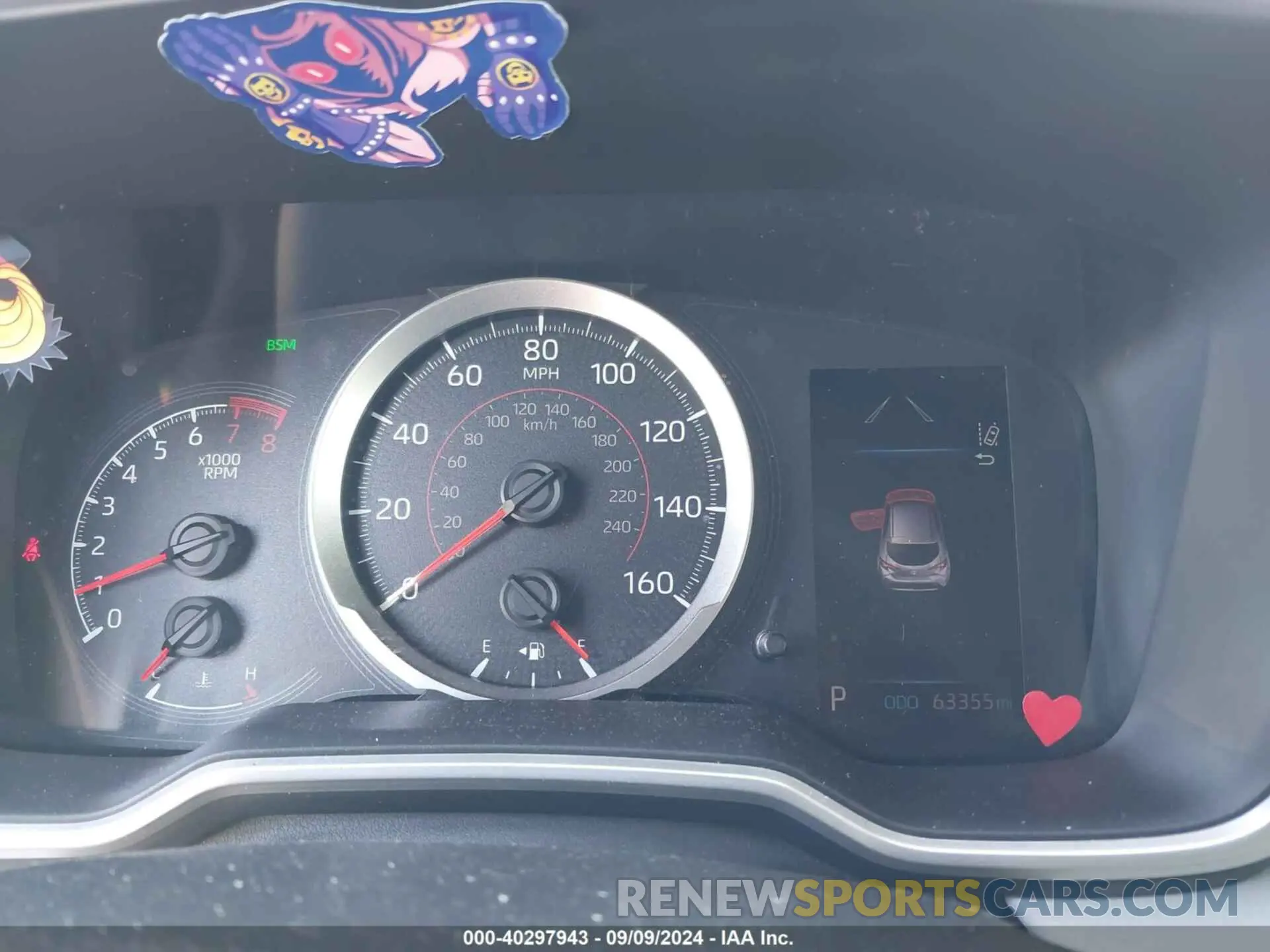 15 fotografías del automóvil dañado JTND4RBE7L3093519 TOYOTA COROLLA 2020