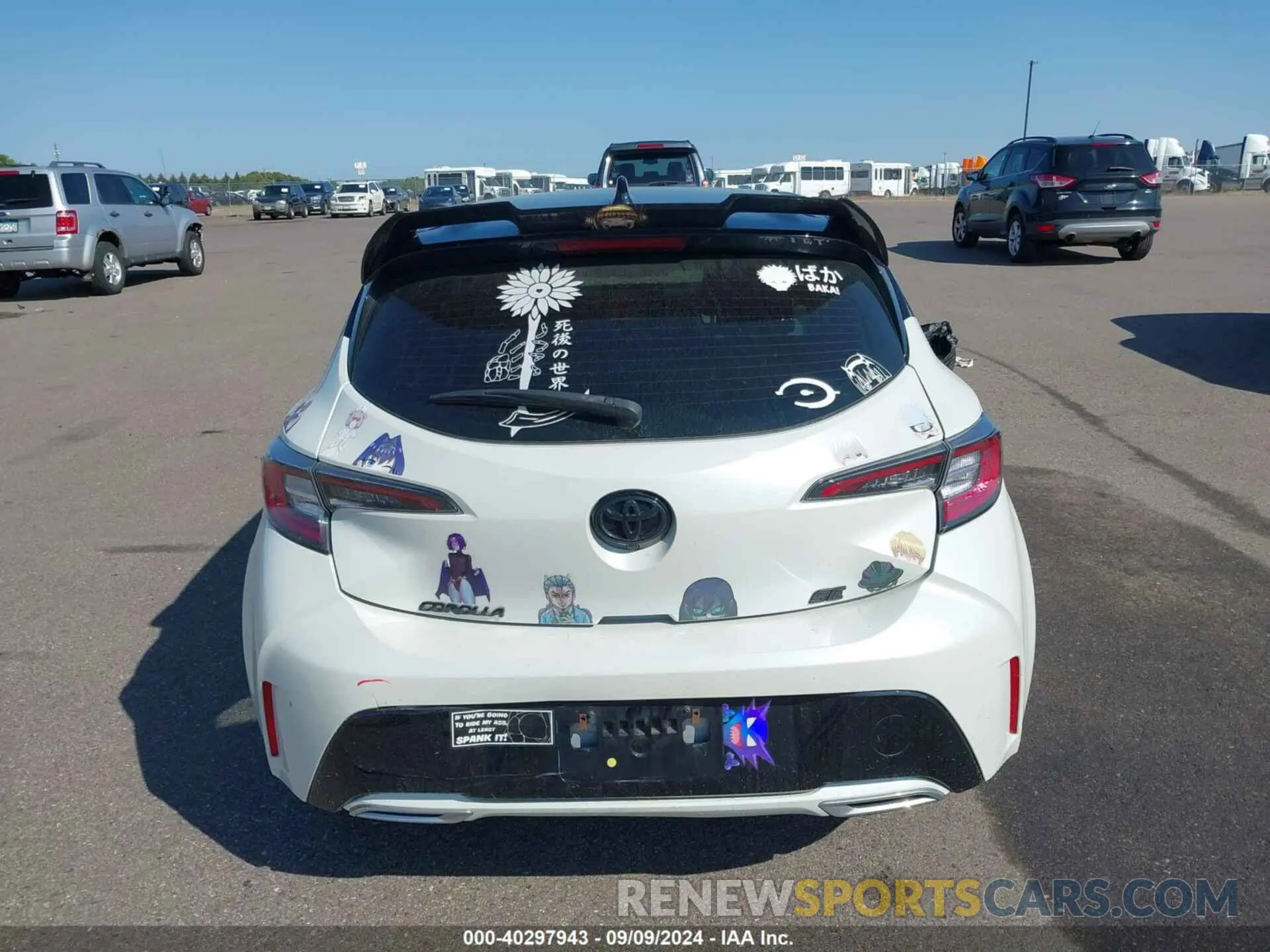 16 fotografías del automóvil dañado JTND4RBE7L3093519 TOYOTA COROLLA 2020