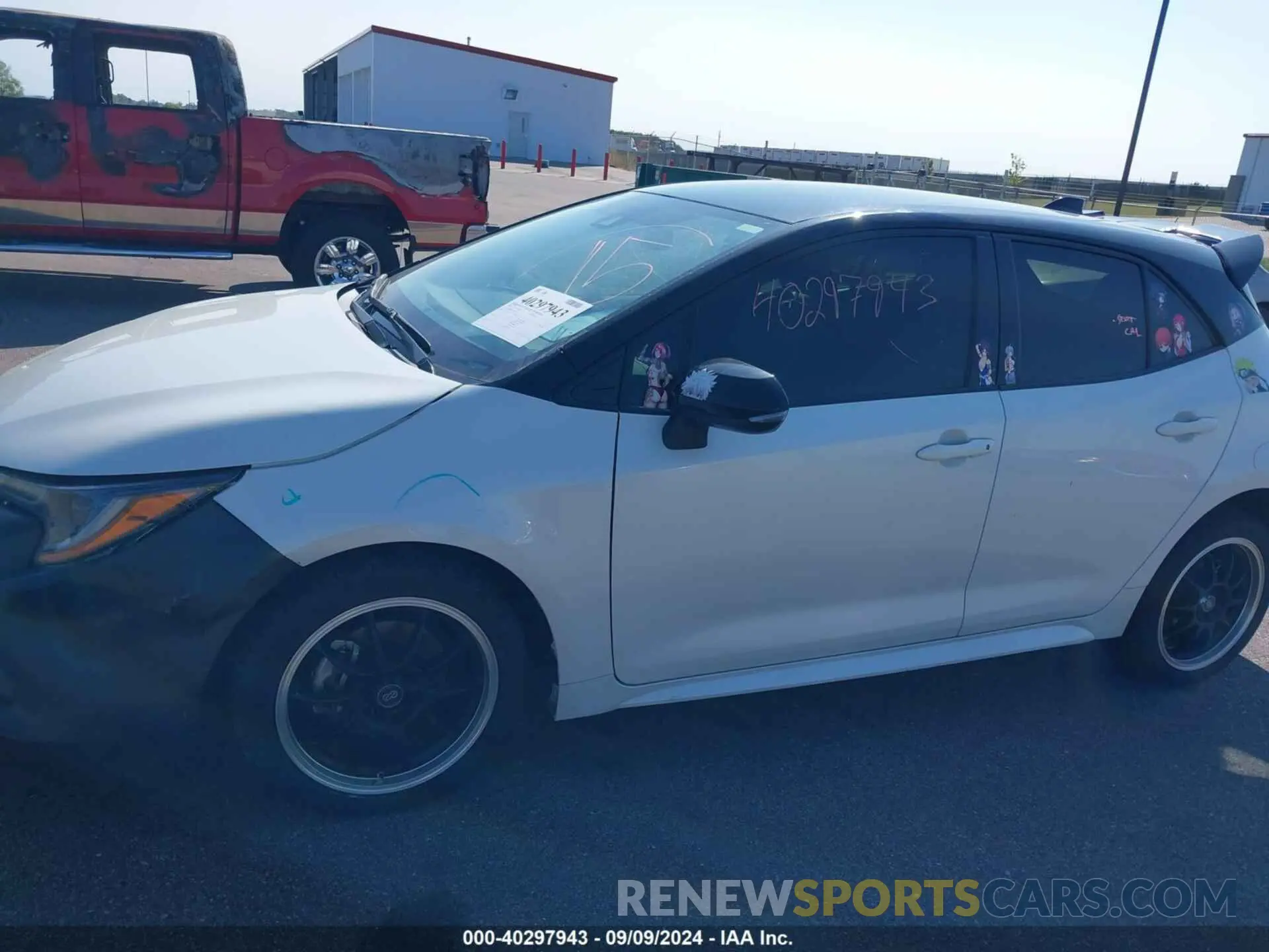 17 fotografías del automóvil dañado JTND4RBE7L3093519 TOYOTA COROLLA 2020