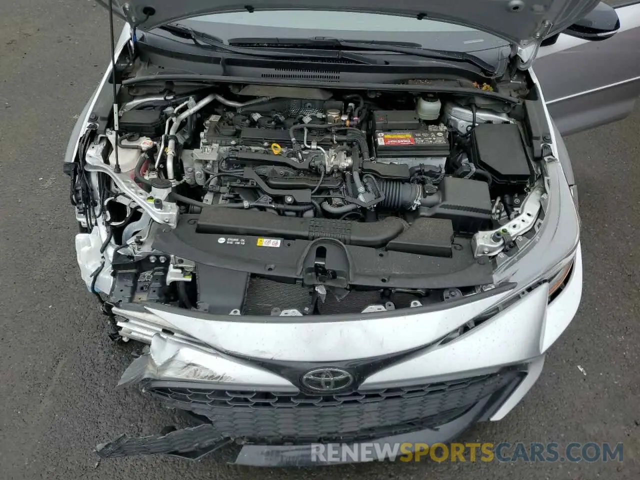 11 fotografías del automóvil dañado JTND4RBE8L3086868 TOYOTA COROLLA 2020