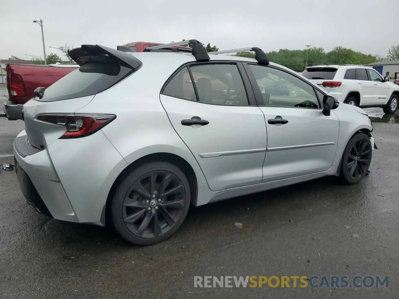 3 fotografías del automóvil dañado JTND4RBE8L3086868 TOYOTA COROLLA 2020