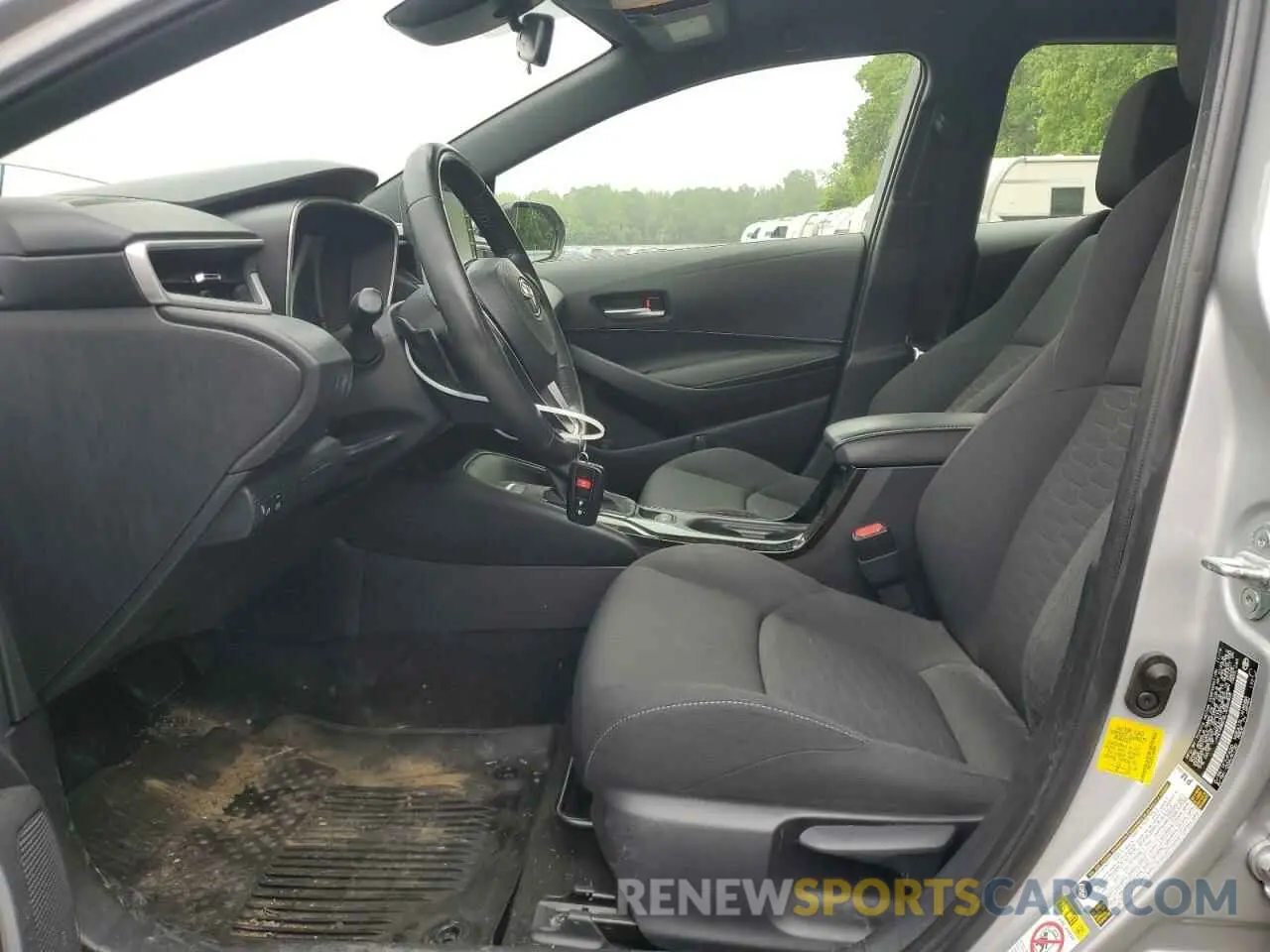 7 fotografías del automóvil dañado JTND4RBE8L3086868 TOYOTA COROLLA 2020