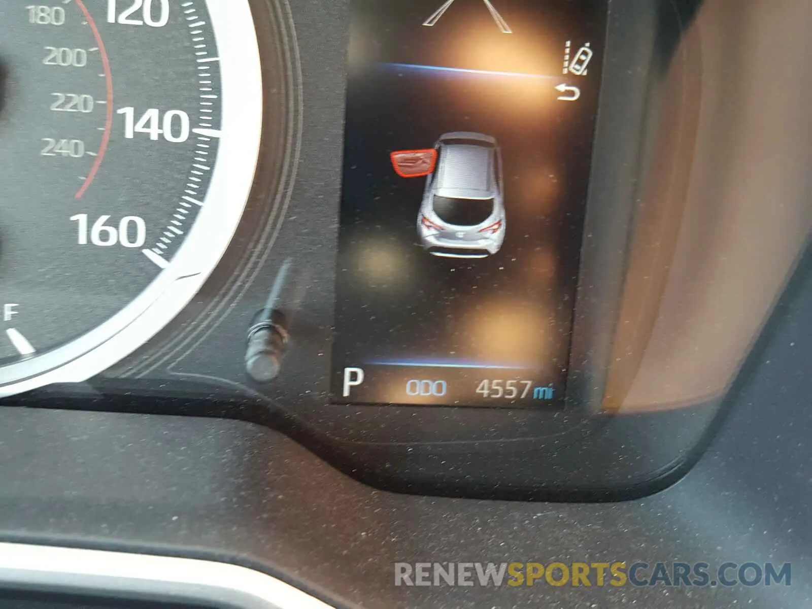8 fotografías del automóvil dañado JTND4RBE9L3081307 TOYOTA COROLLA 2020