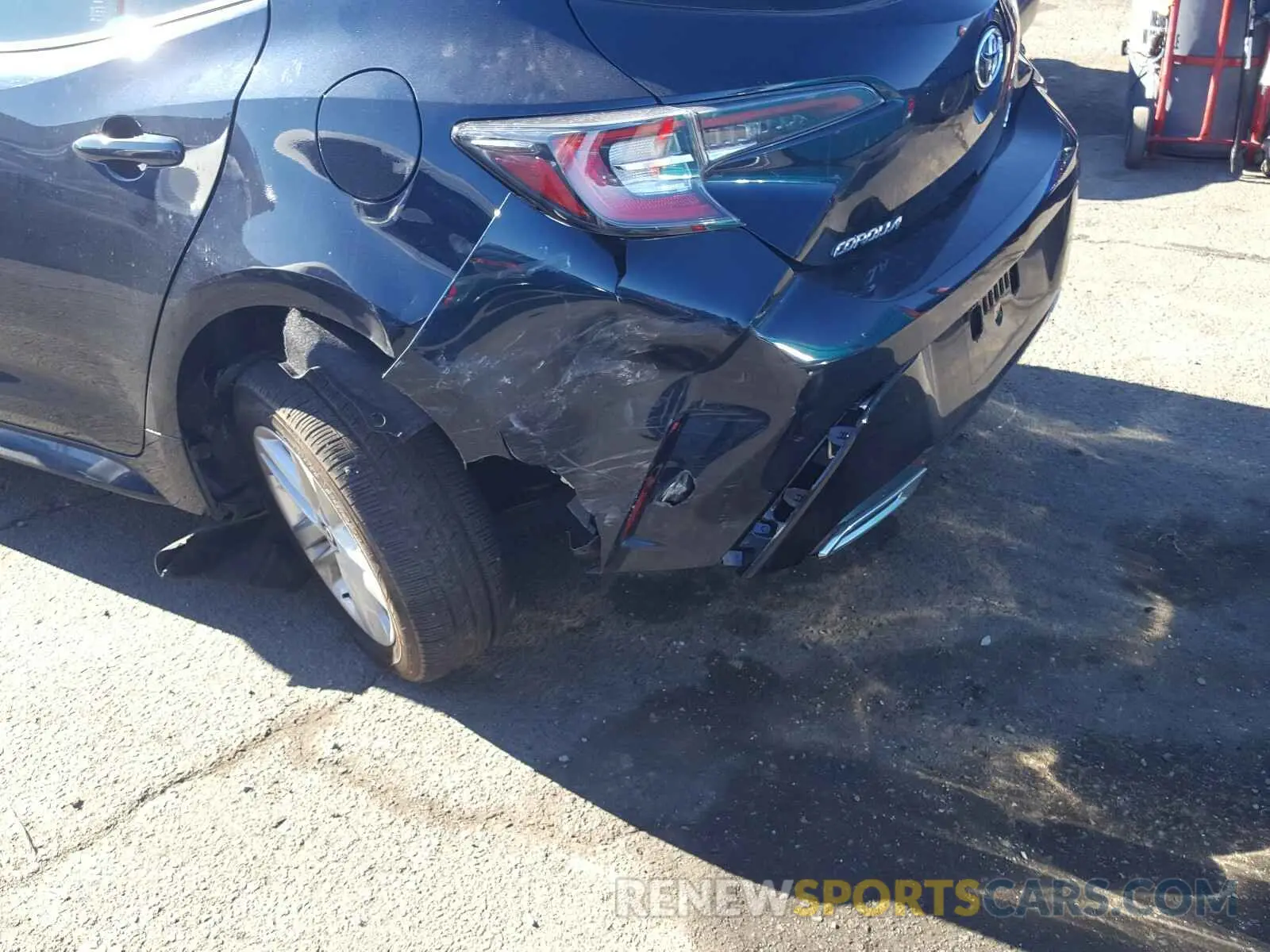 9 fotografías del automóvil dañado JTND4RBE9L3081307 TOYOTA COROLLA 2020