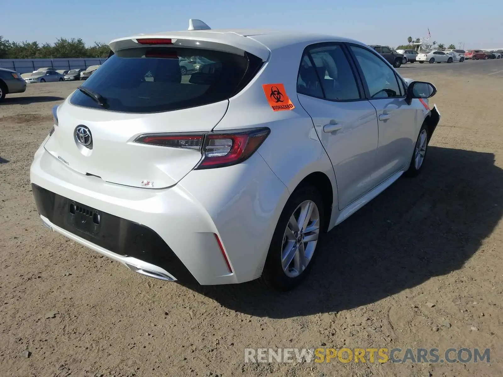 4 fotografías del automóvil dañado JTND4RBE9L3090623 TOYOTA COROLLA 2020