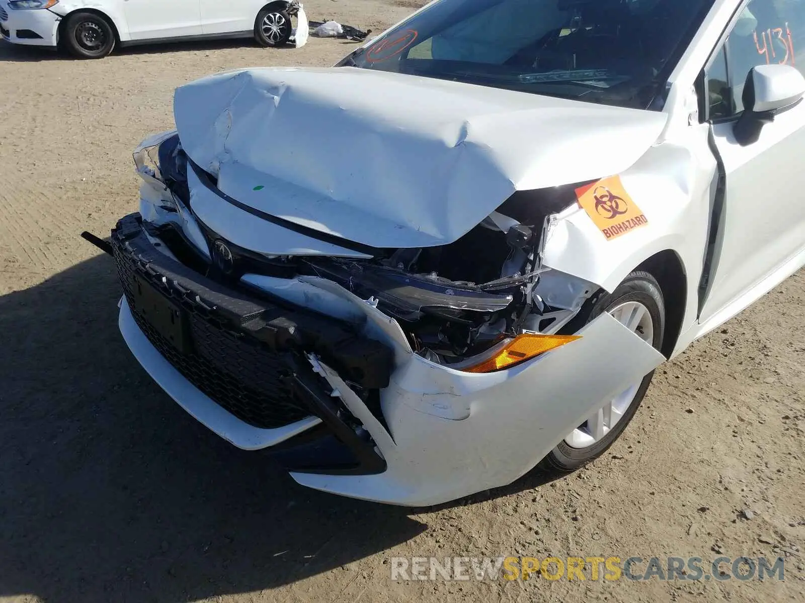 9 fotografías del automóvil dañado JTND4RBE9L3090623 TOYOTA COROLLA 2020