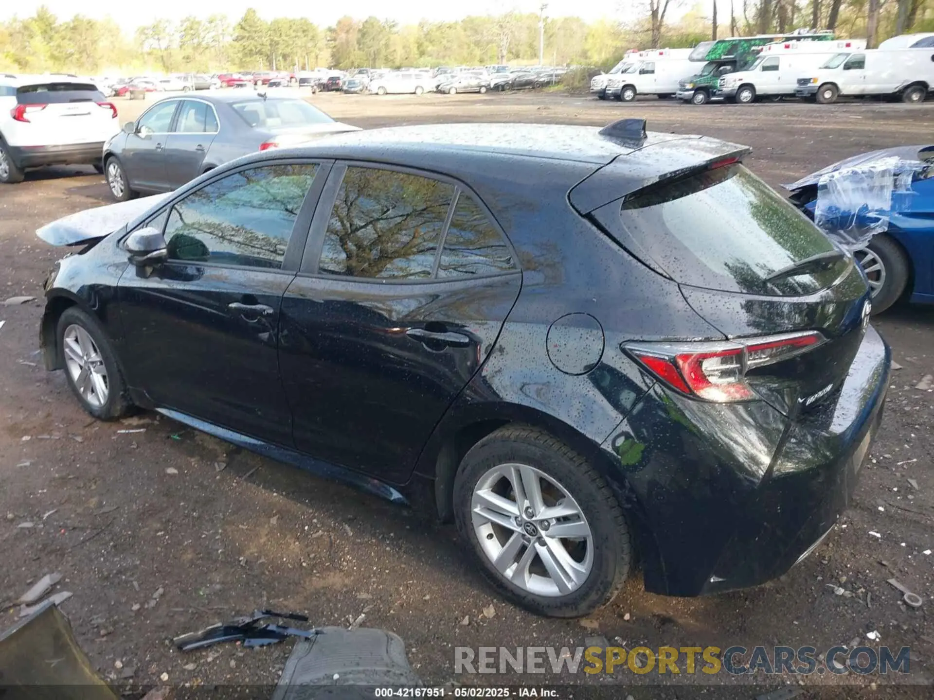 13 fotografías del automóvil dañado JTND4RBEXL3081977 TOYOTA COROLLA 2020