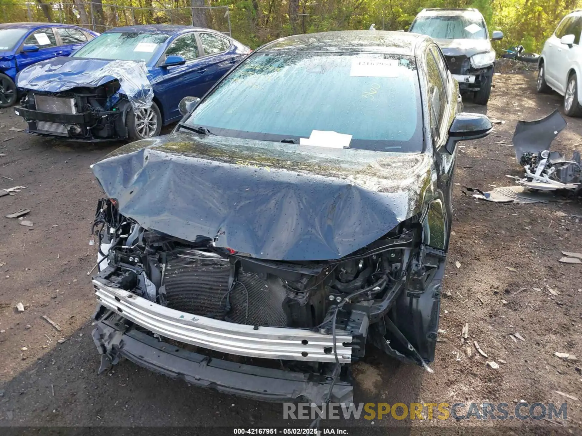 6 fotografías del automóvil dañado JTND4RBEXL3081977 TOYOTA COROLLA 2020