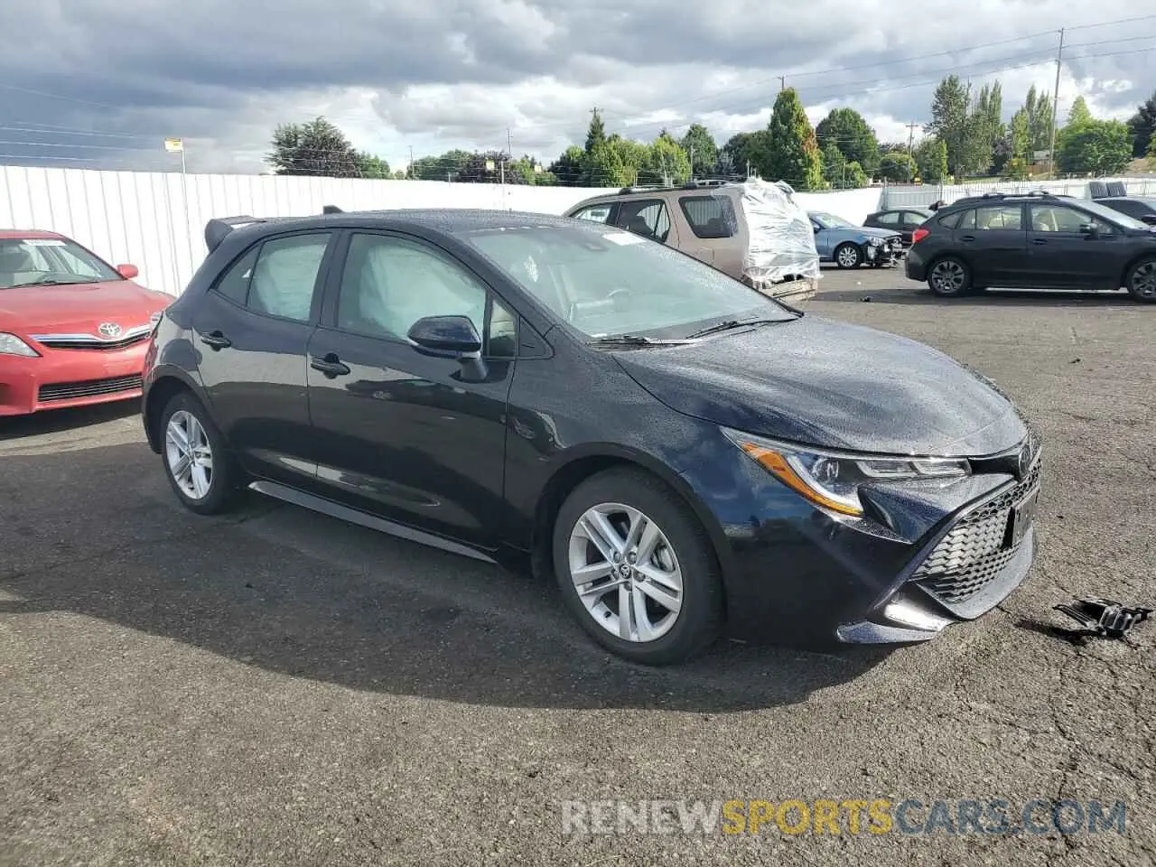 4 fotografías del automóvil dañado JTND4RBEXL3084474 TOYOTA COROLLA 2020