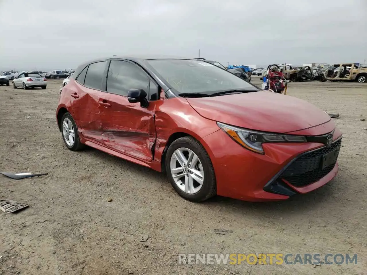 1 fotografías del automóvil dañado JTND4RBEXL3092719 TOYOTA COROLLA 2020