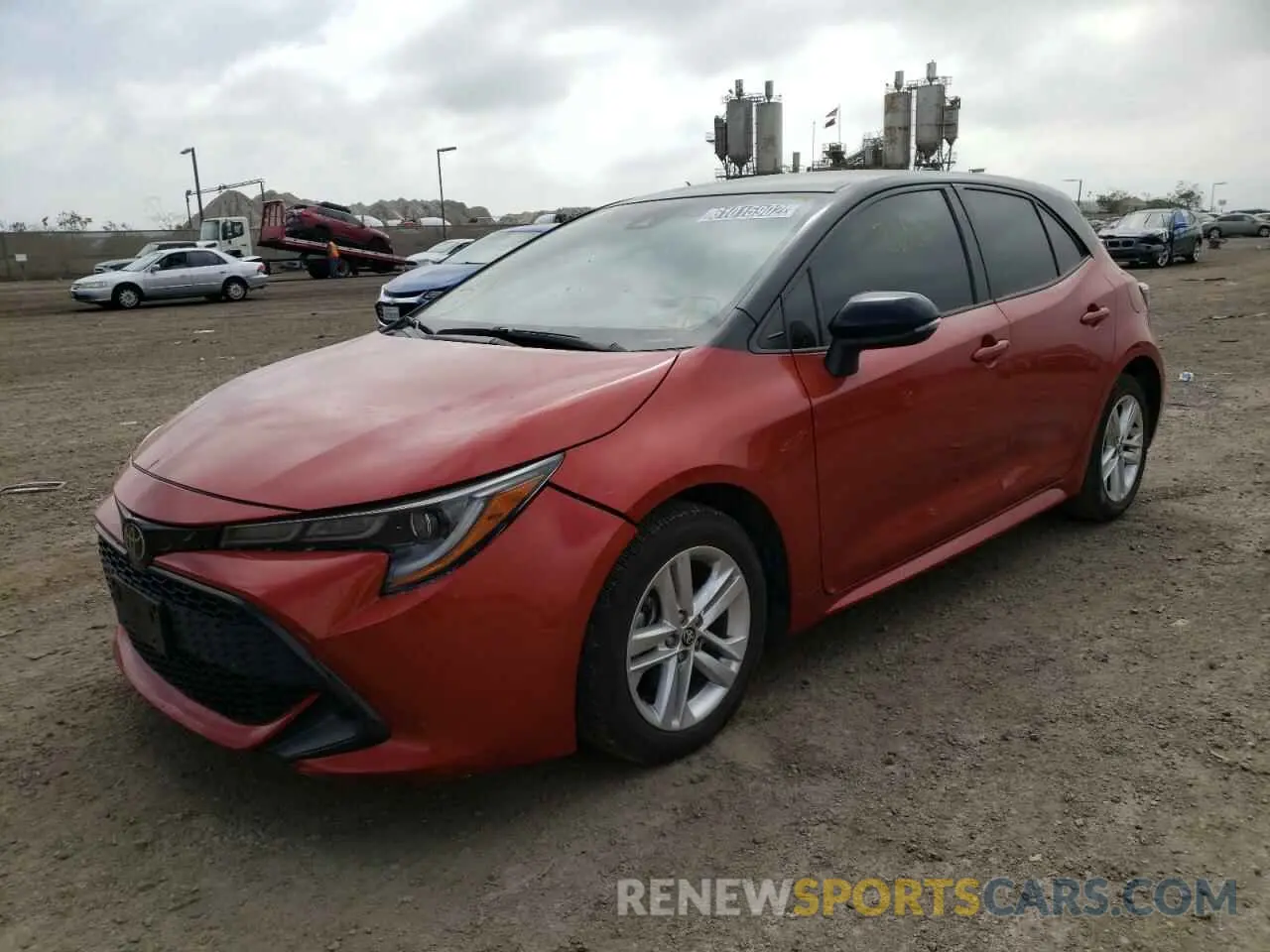 2 fotografías del automóvil dañado JTND4RBEXL3092719 TOYOTA COROLLA 2020