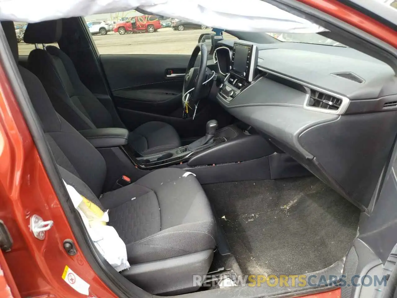 5 fotografías del automóvil dañado JTND4RBEXL3092719 TOYOTA COROLLA 2020