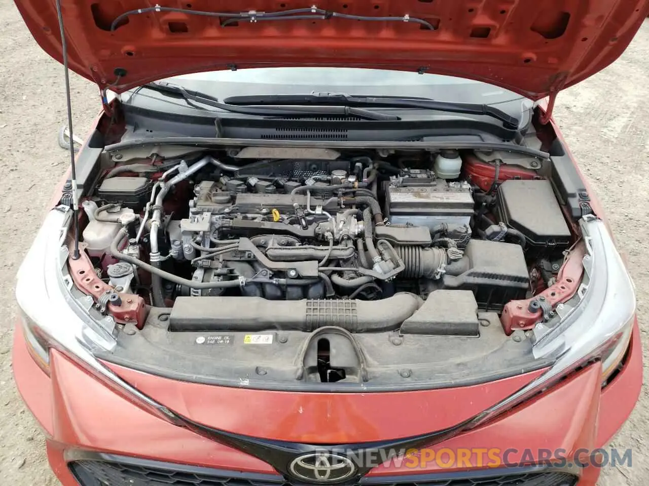 7 fotografías del automóvil dañado JTND4RBEXL3092719 TOYOTA COROLLA 2020