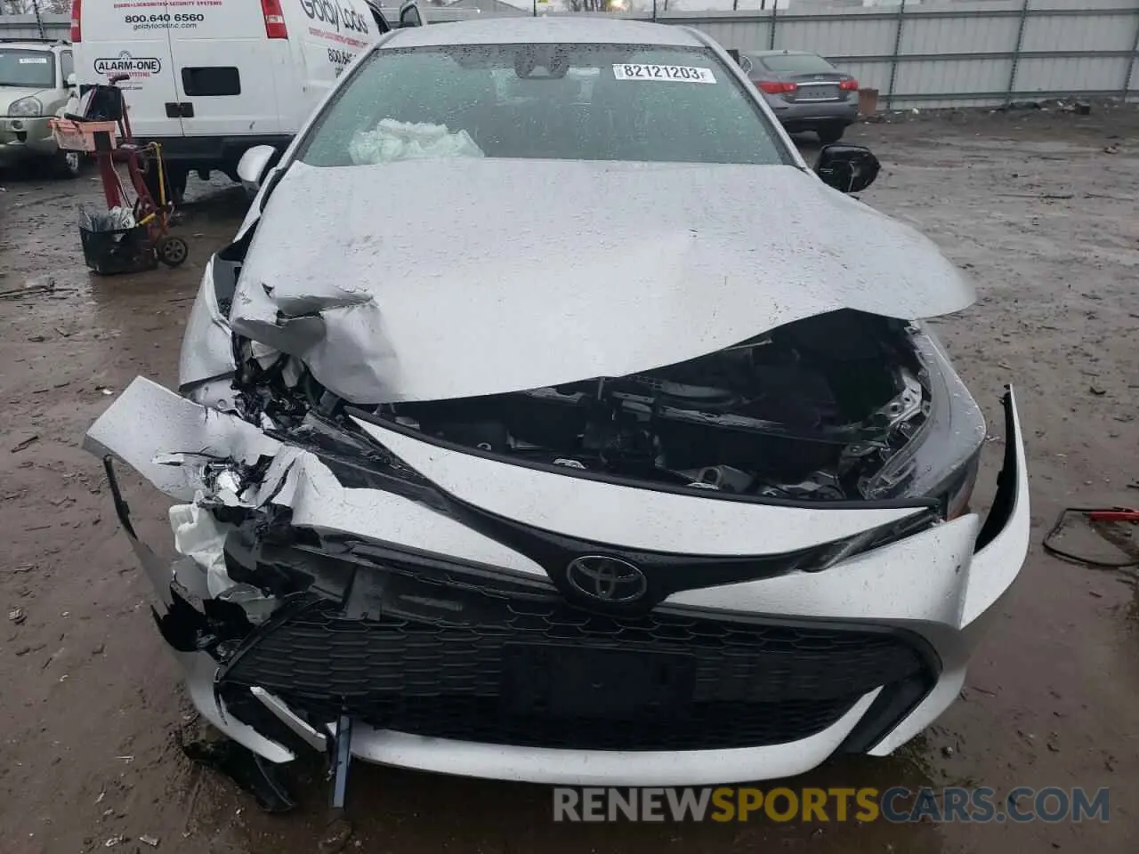 5 fotografías del automóvil dañado JTND4RBEXL3092848 TOYOTA COROLLA 2020