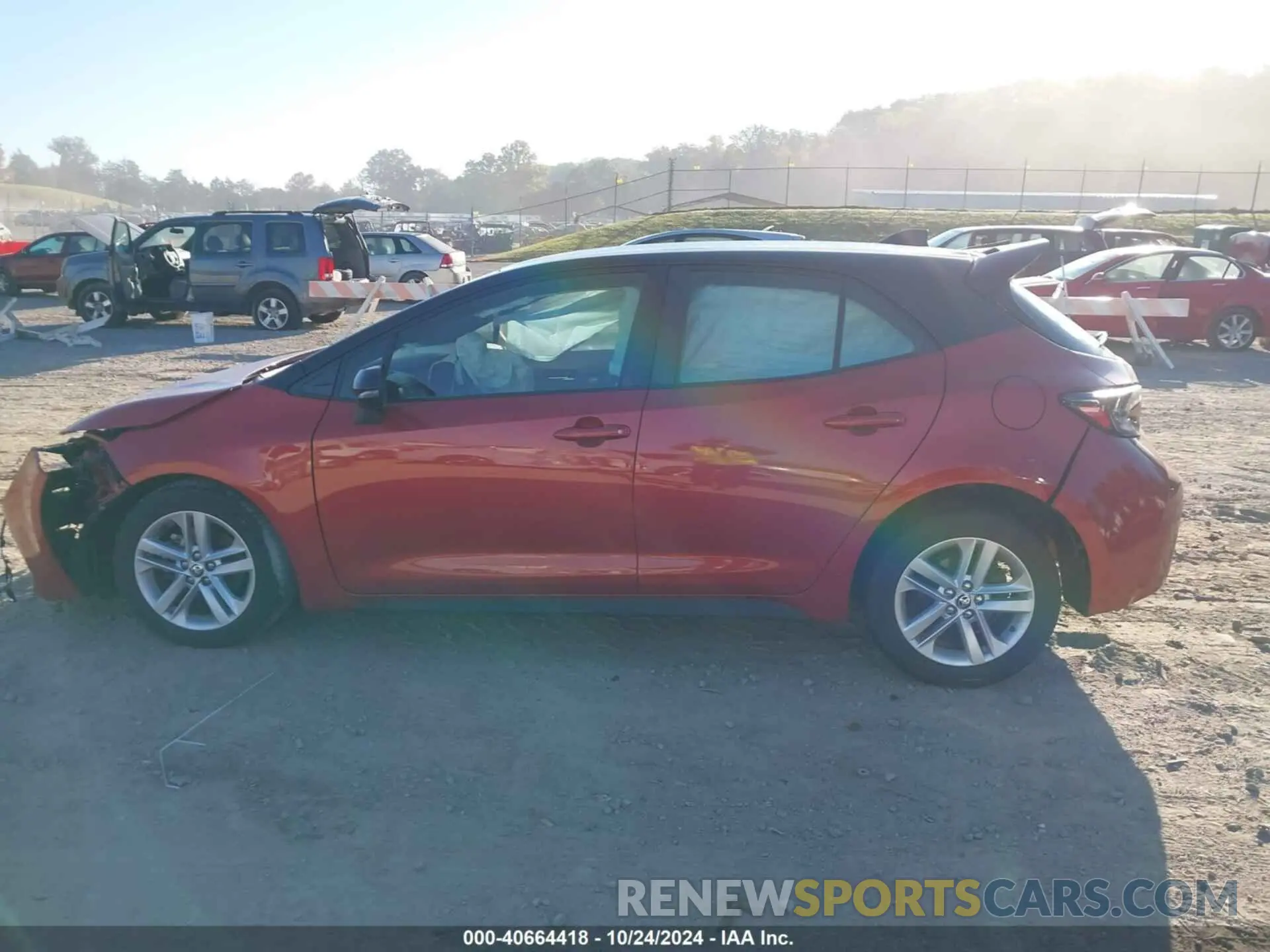 13 fotografías del automóvil dañado JTND4RBEXL3104593 TOYOTA COROLLA 2020