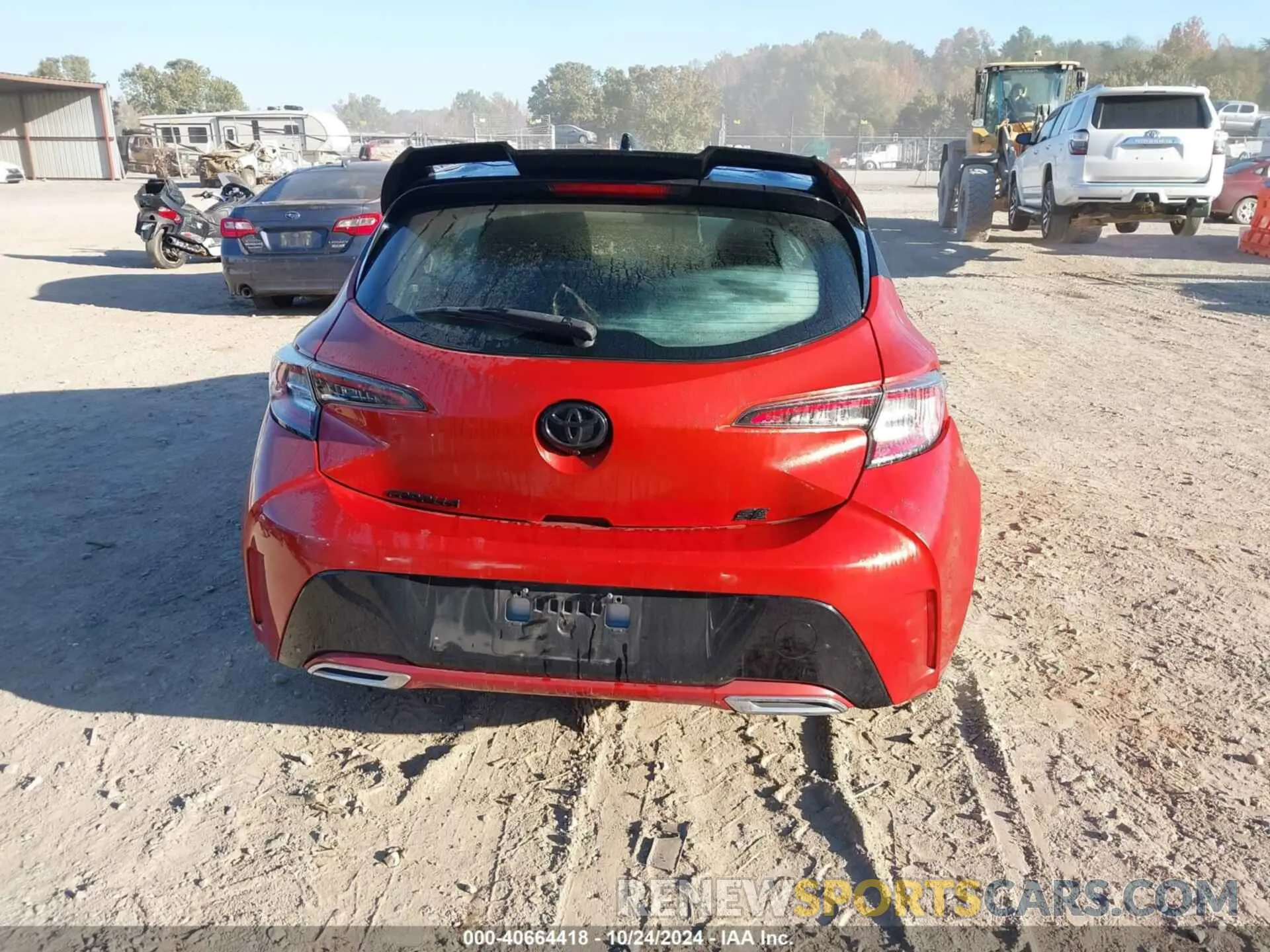 15 fotografías del automóvil dañado JTND4RBEXL3104593 TOYOTA COROLLA 2020