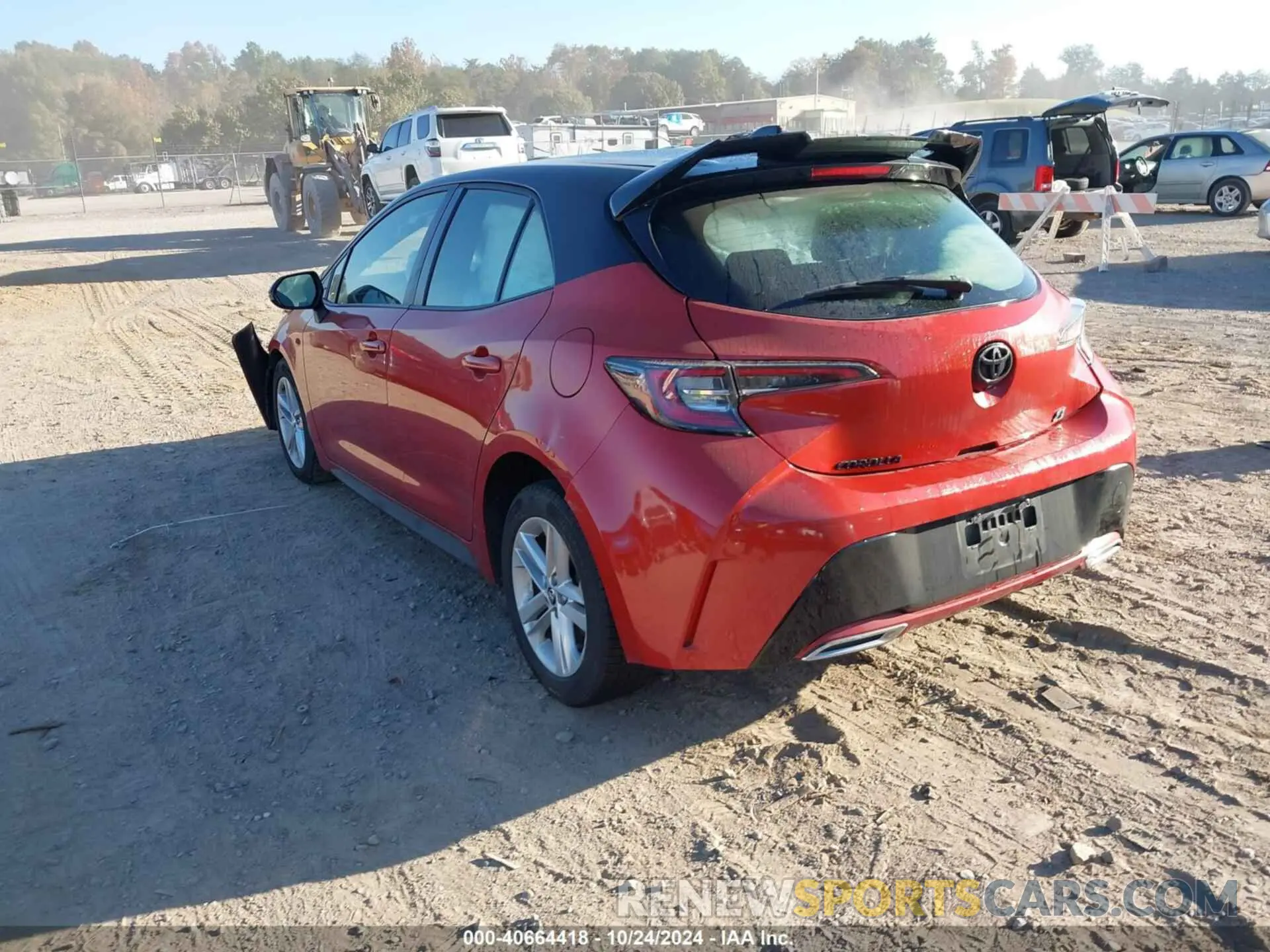 3 fotografías del automóvil dañado JTND4RBEXL3104593 TOYOTA COROLLA 2020