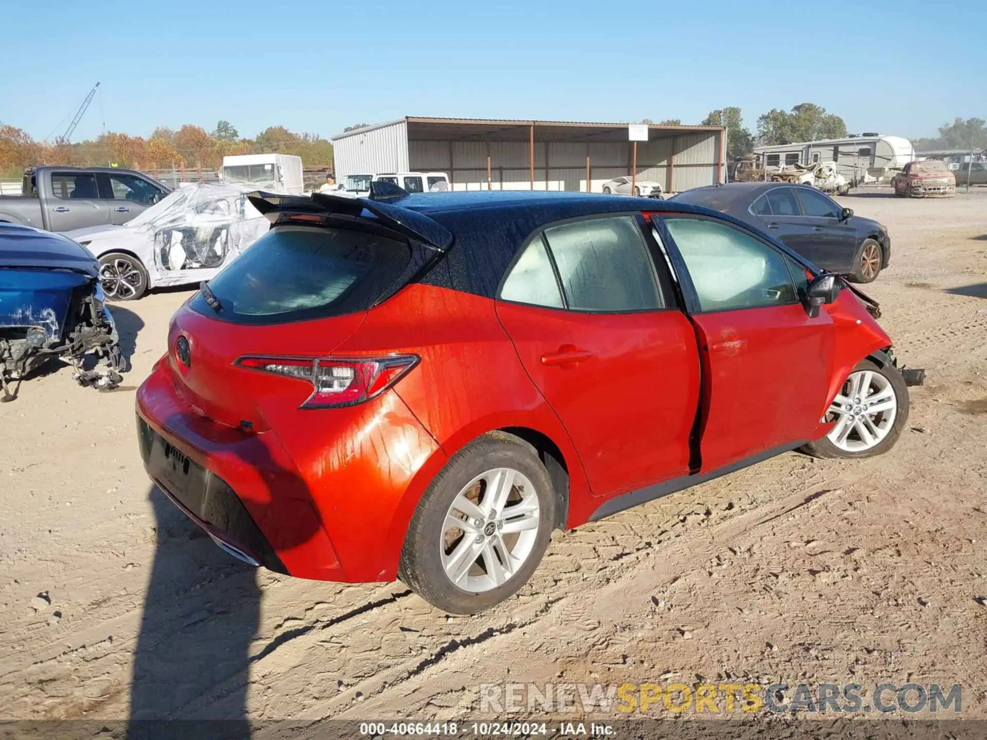 4 fotografías del automóvil dañado JTND4RBEXL3104593 TOYOTA COROLLA 2020
