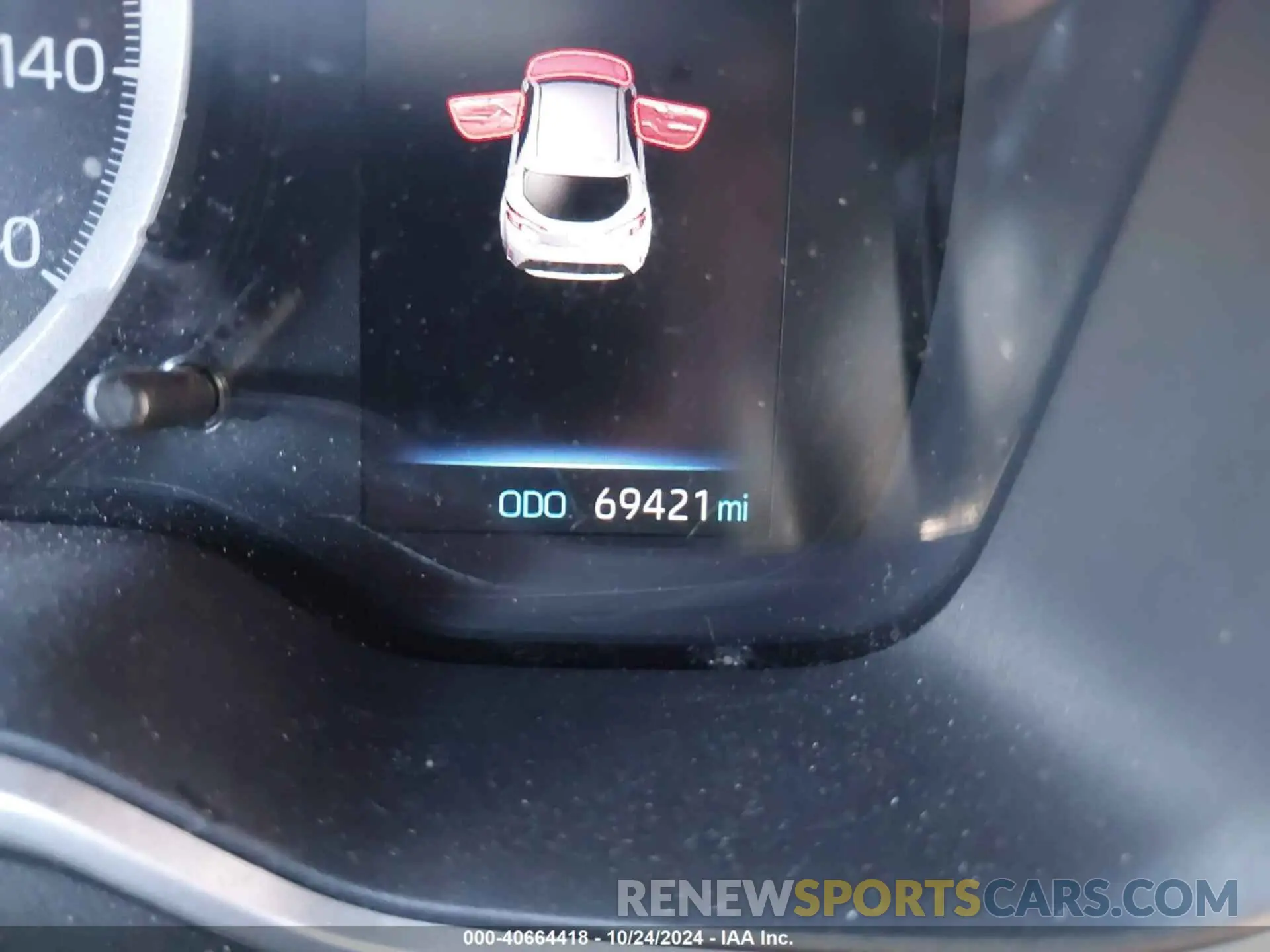 7 fotografías del automóvil dañado JTND4RBEXL3104593 TOYOTA COROLLA 2020